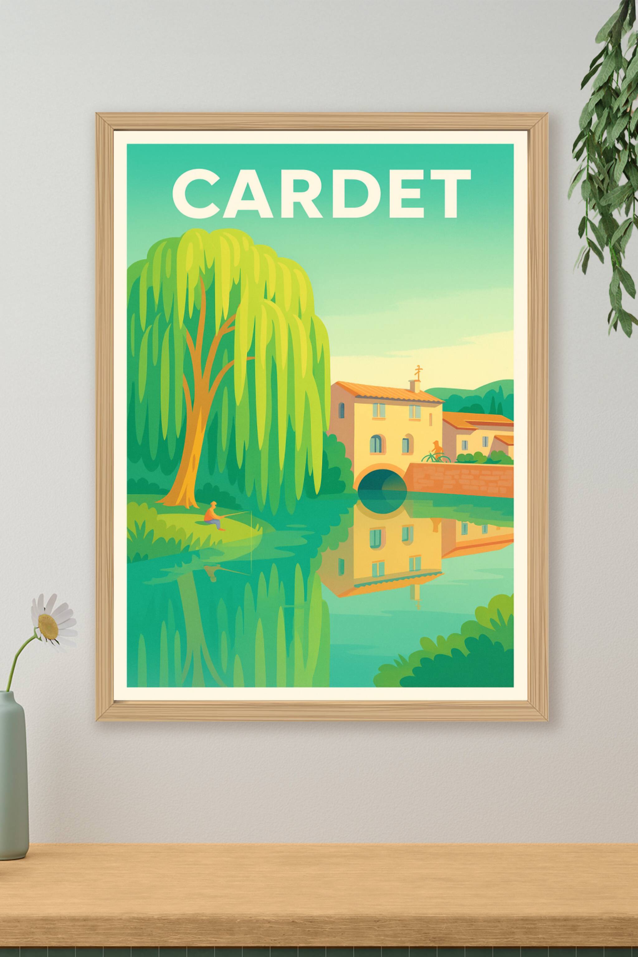 Affiche de Cardet - Charme et sérénité au bord de l'eau