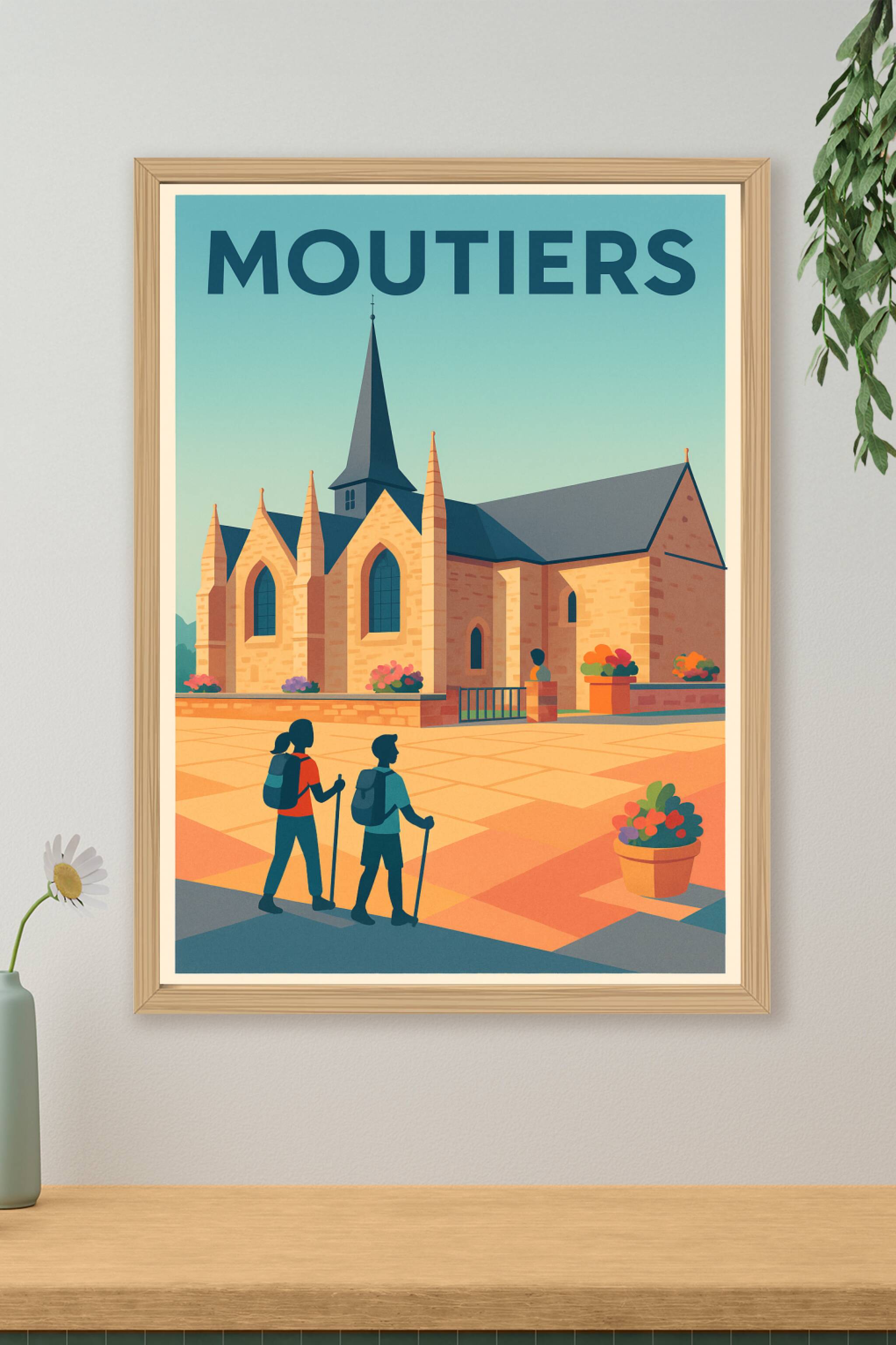 Affiche de Moutiers - L'escapade nature et patrimoine