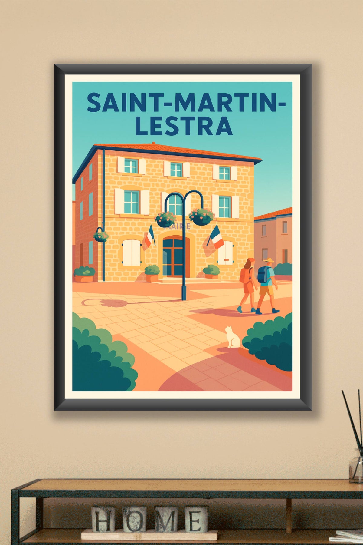 Affiche de Saint-Martin-Lestra - Charme et tranquillité au cœur du village