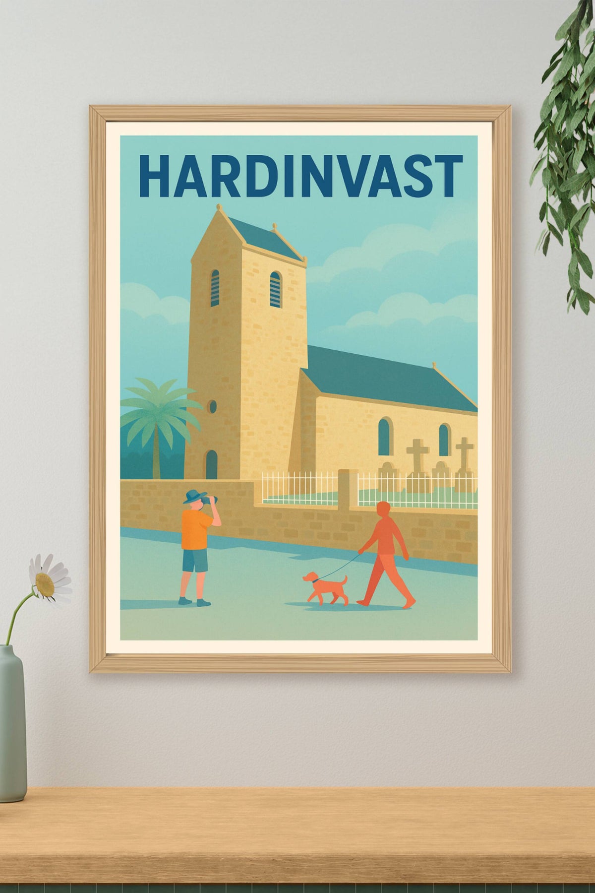 Affiche de Hardinvast - Charme paisible et patrimoine historique