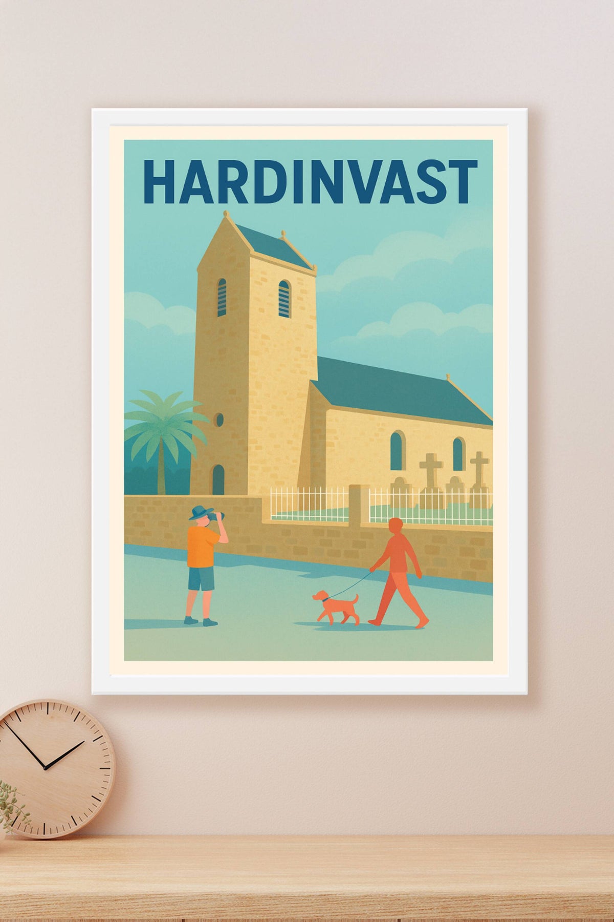 Affiche de Hardinvast - Charme paisible et patrimoine historique