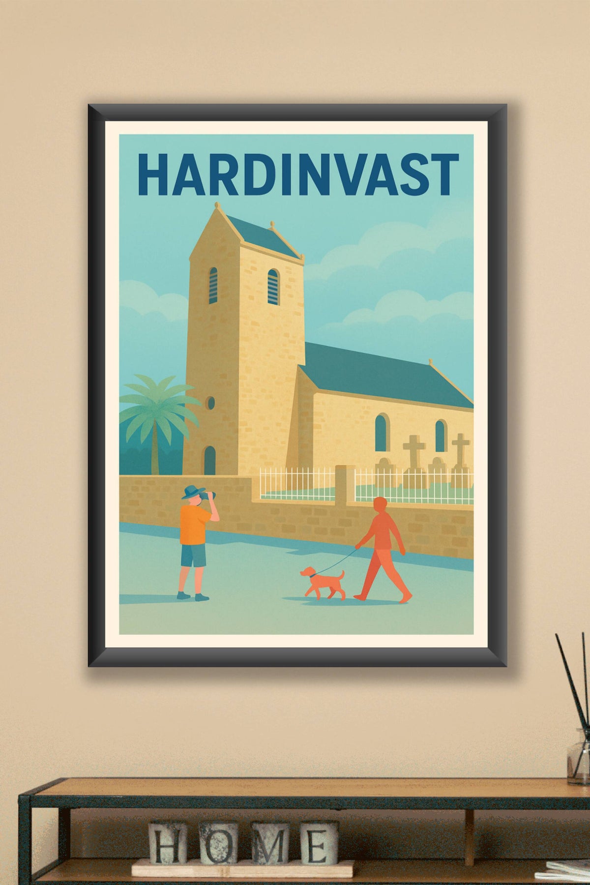 Affiche de Hardinvast - Charme paisible et patrimoine historique