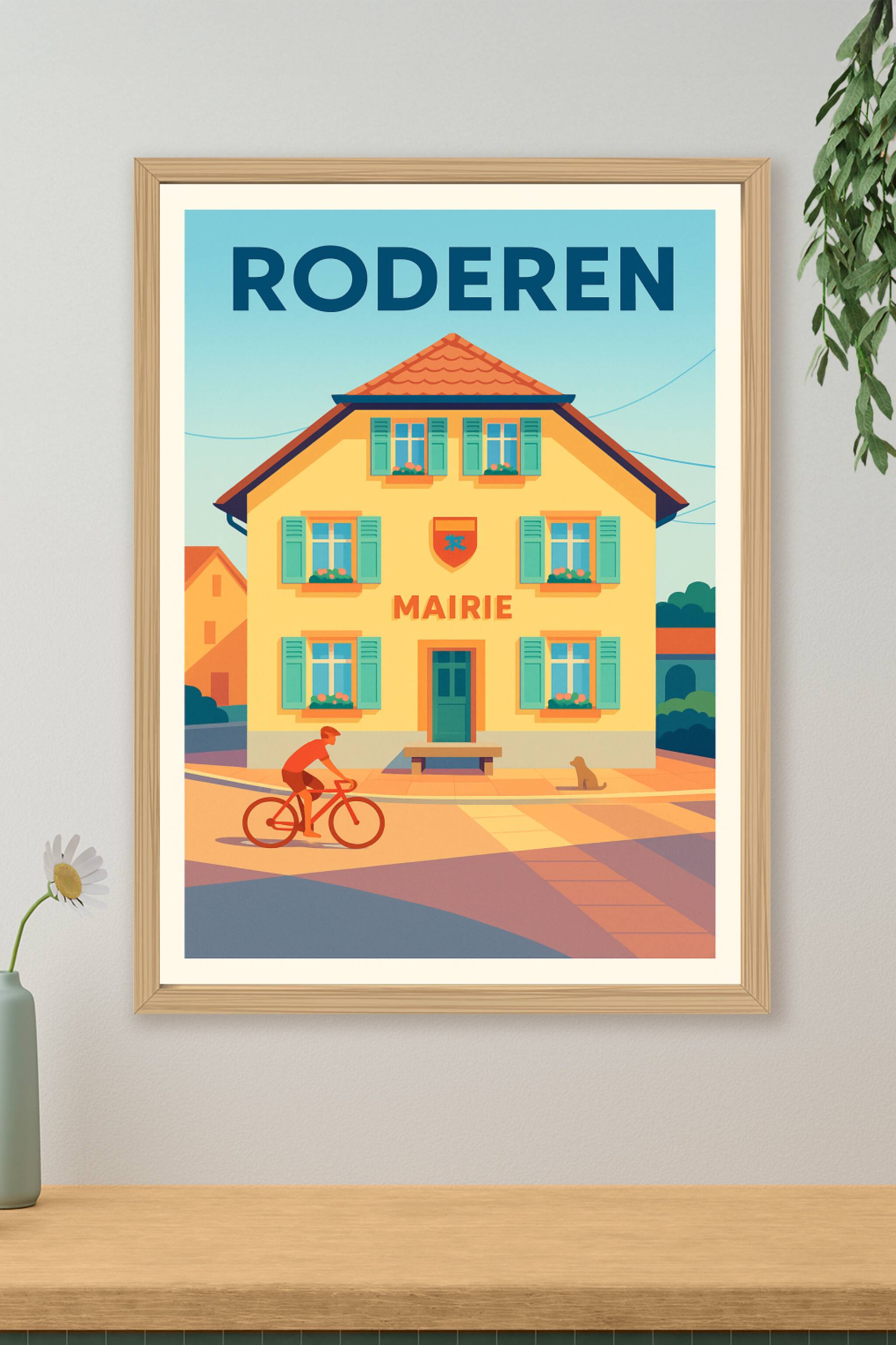 Affiche de Roderen - Charme paisible de la mairie