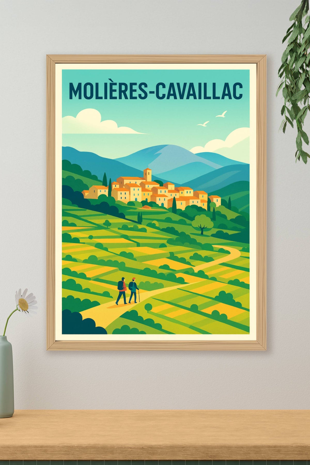 Affiche de Molières-Cavaillac - Évasion bucolique au cœur des paysages vallonnés