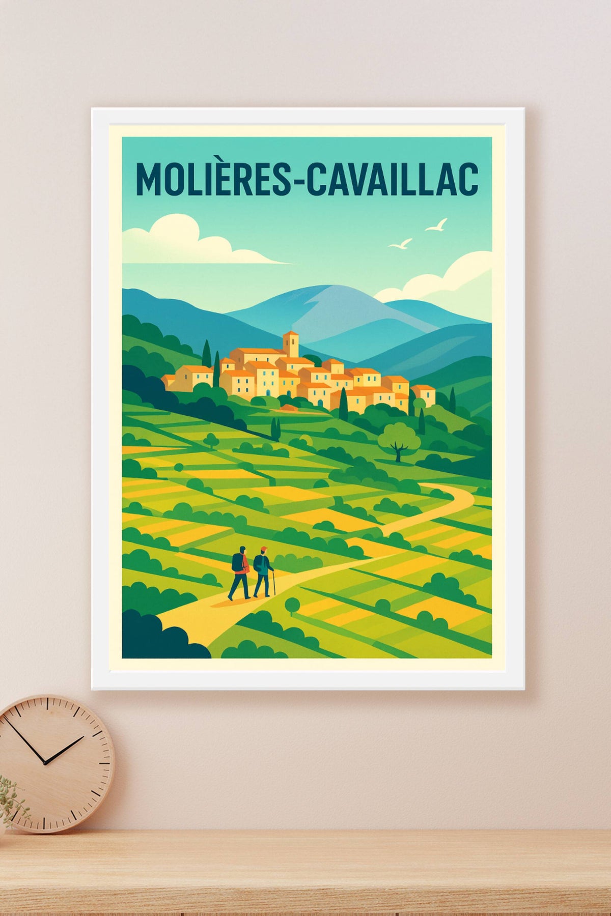 Affiche de Molières-Cavaillac - Évasion bucolique au cœur des paysages vallonnés