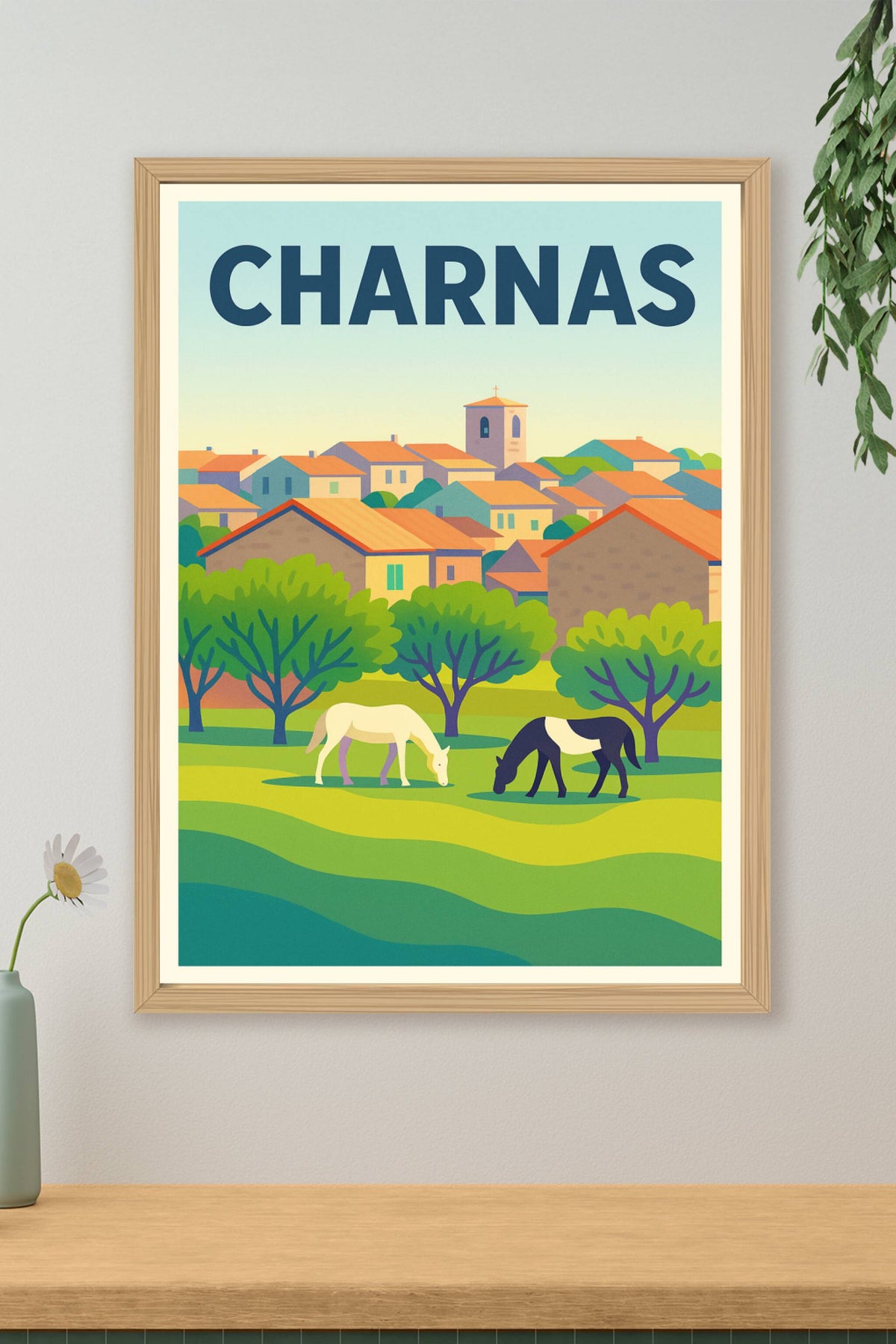 Affiche de Charnas - Charme rural et douceur de vivre