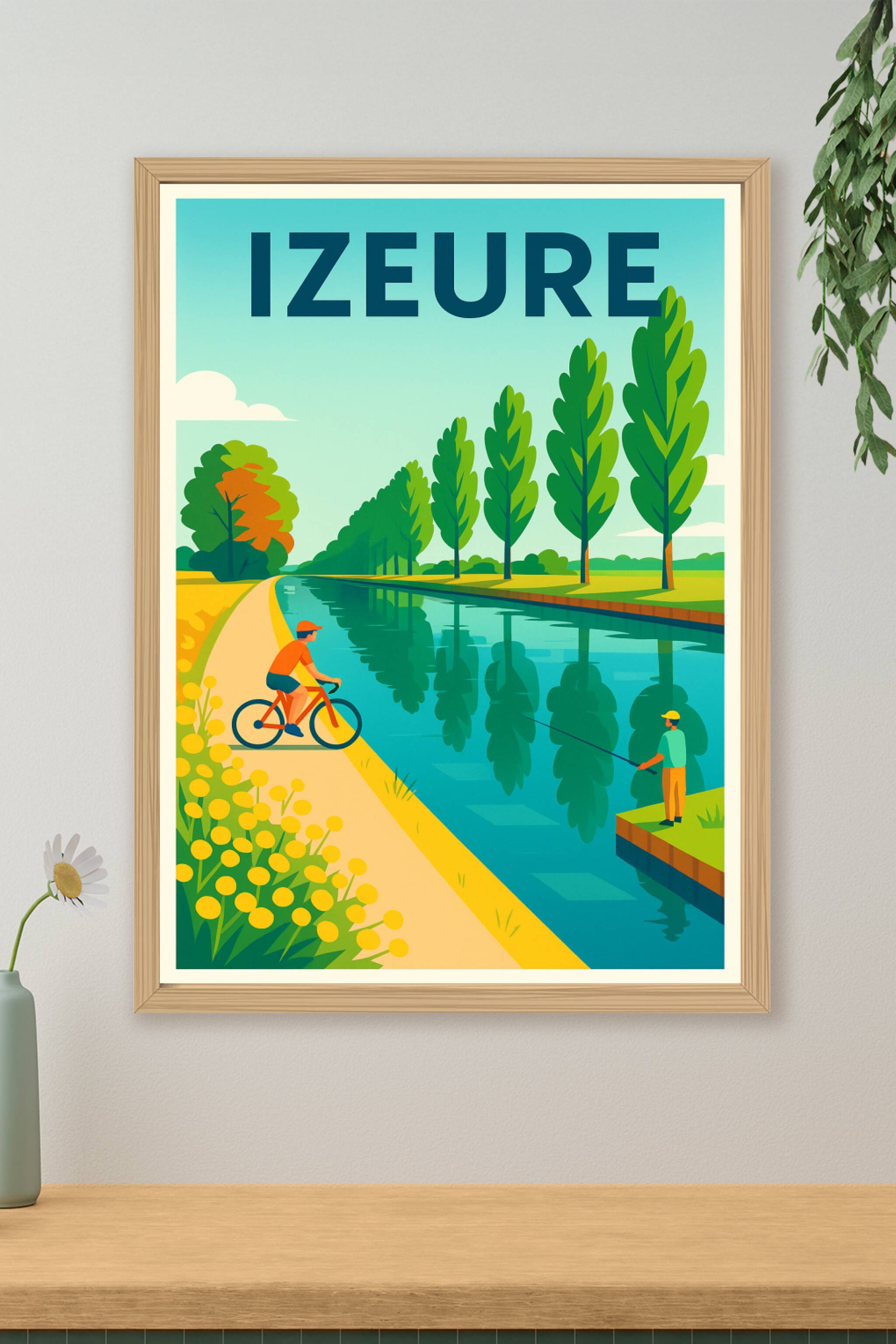 Affiche de Izeure - Évasion au fil de l'eau