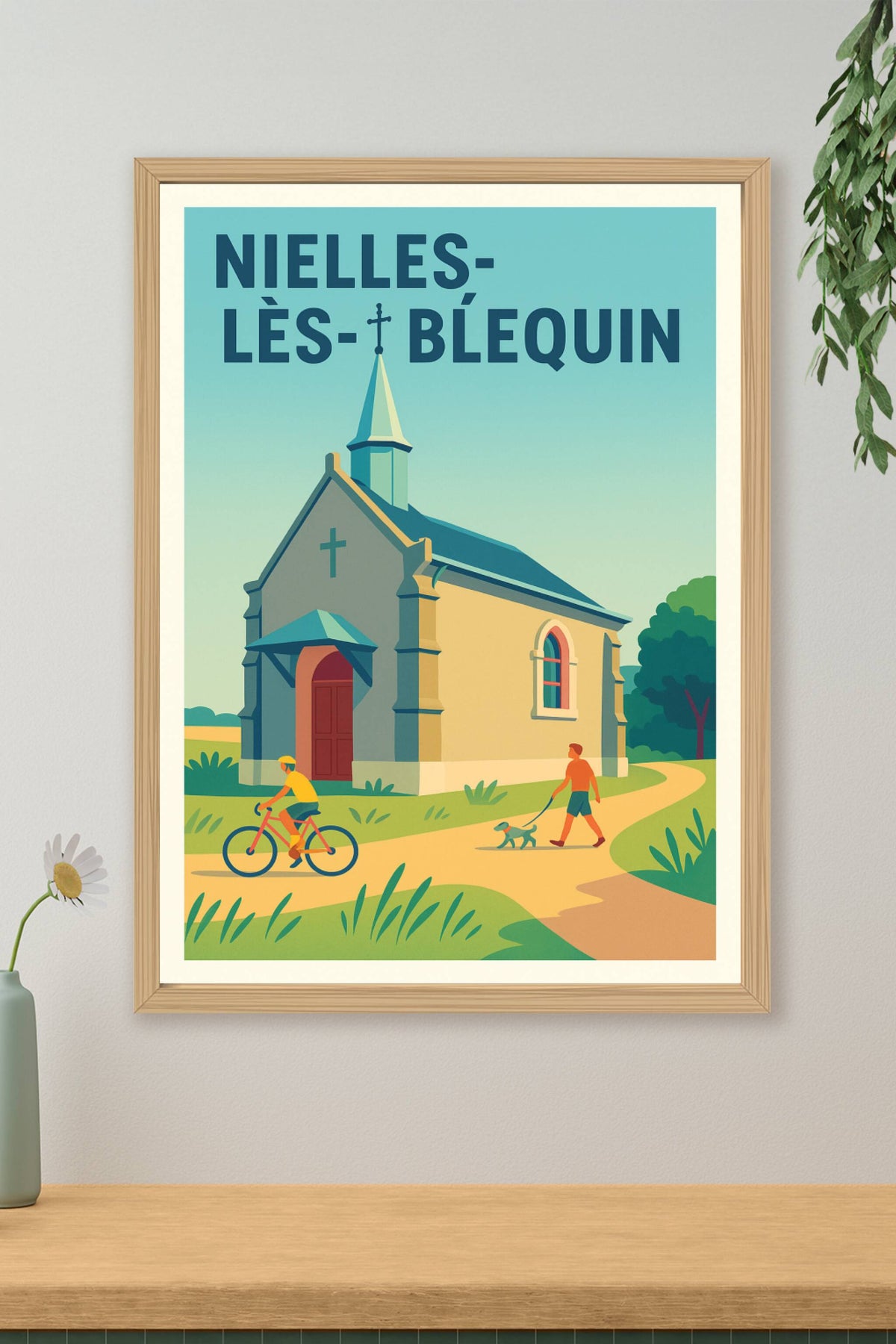 Affiche de Nielles-lès-Bléquin - Douceur de vie au calme champêtre