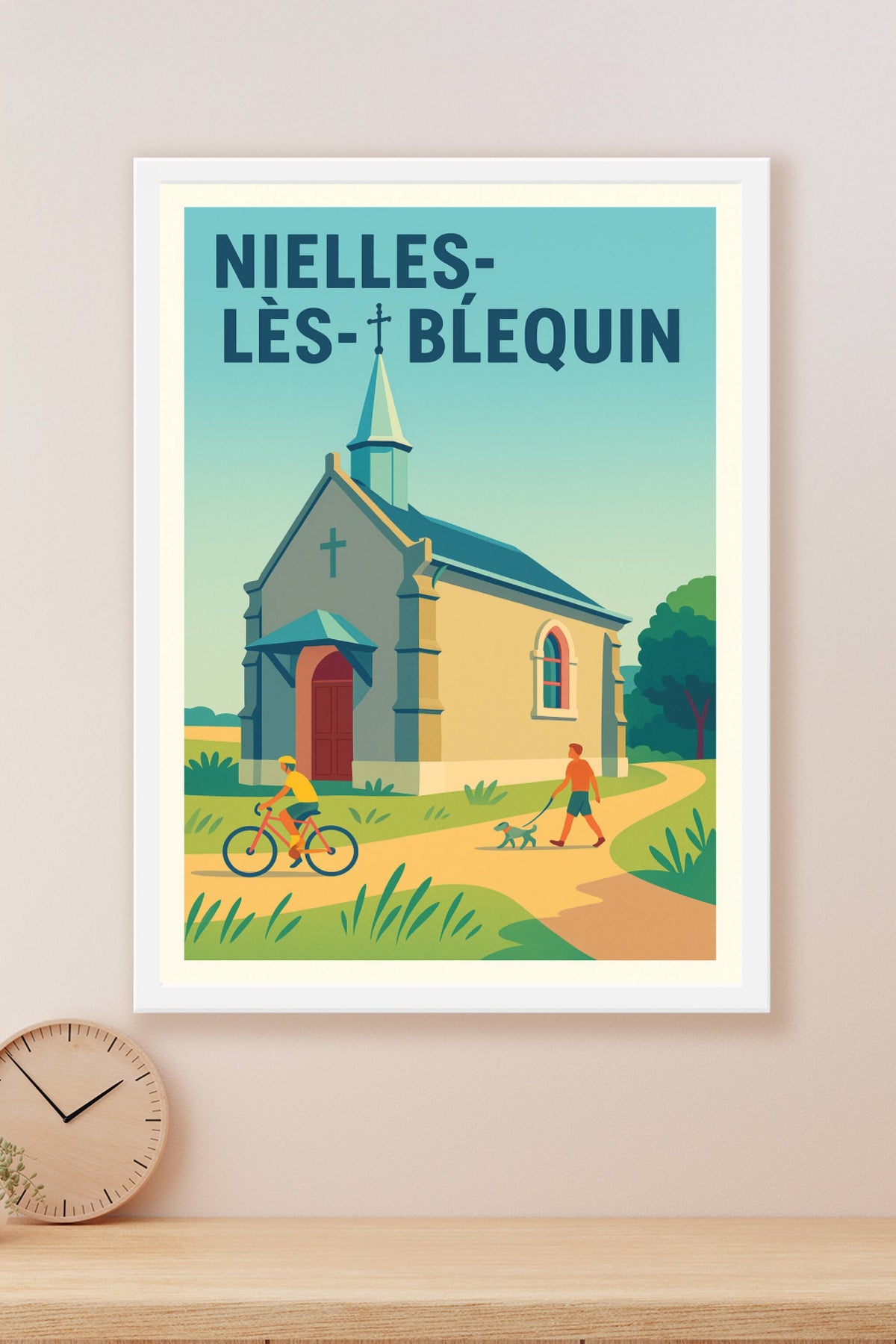 Affiche de Nielles-lès-Bléquin - Douceur de vie au calme champêtre