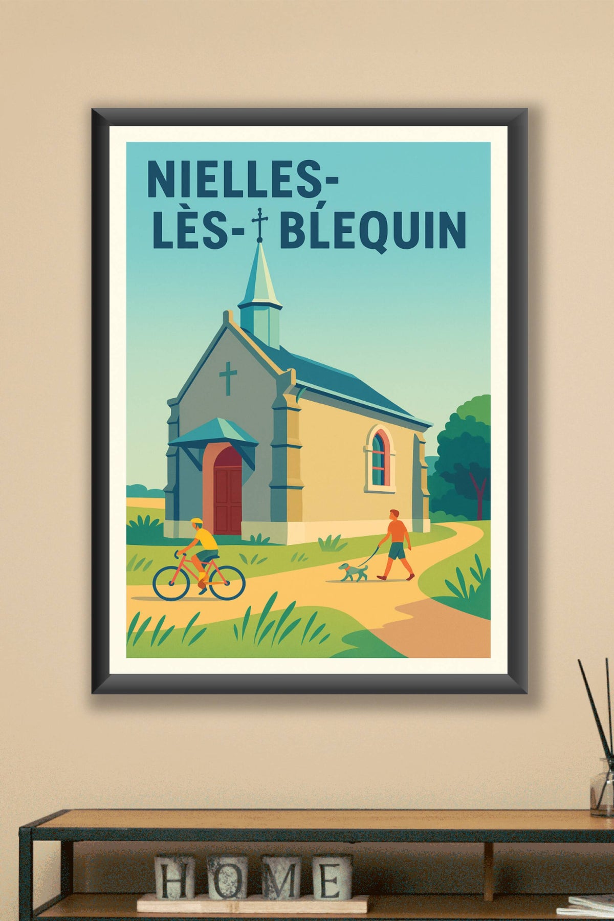 Affiche de Nielles-lès-Bléquin - Douceur de vie au calme champêtre