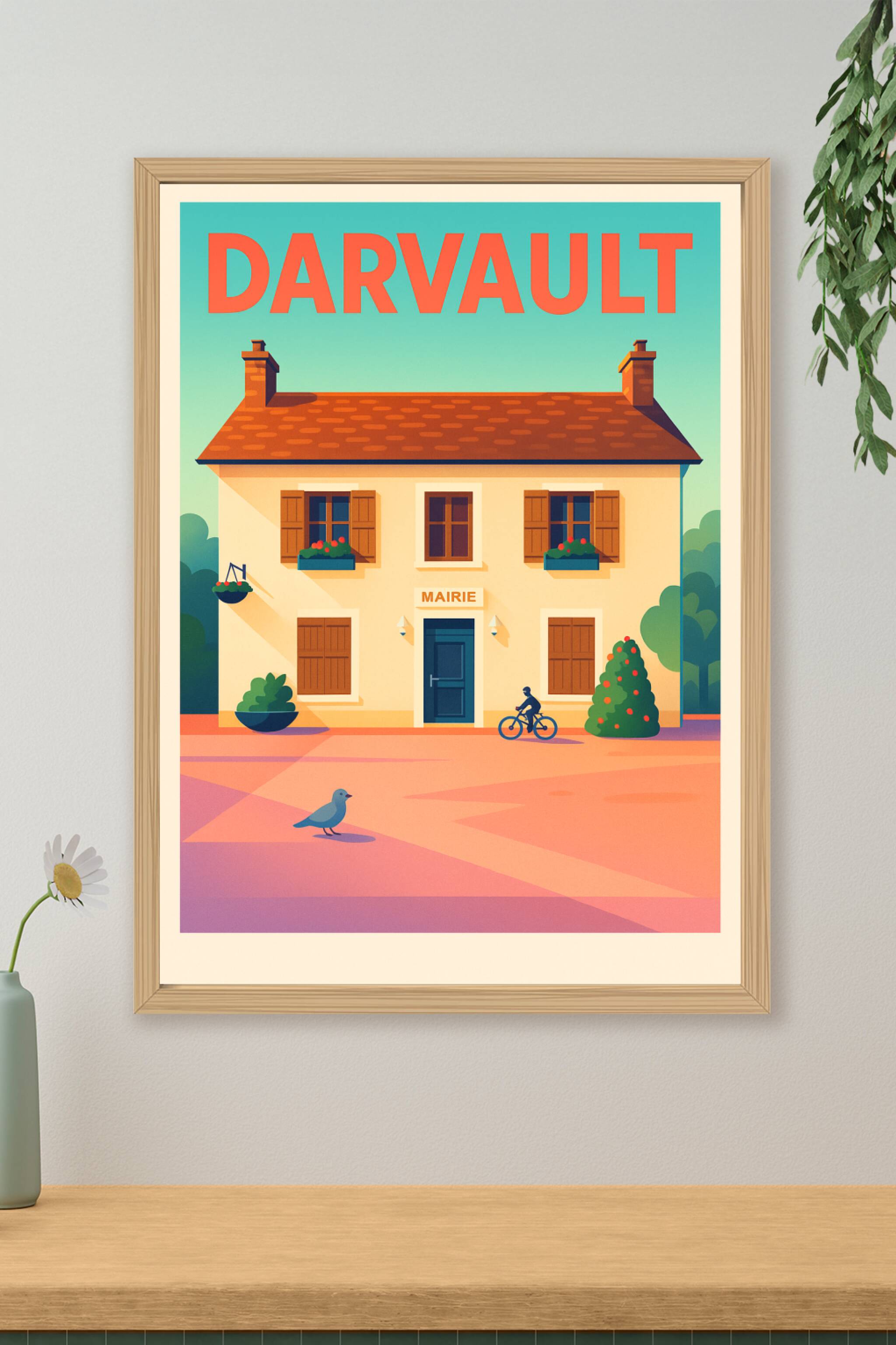 Affiche de Darvault - Charme et sérénité au cœur du village
