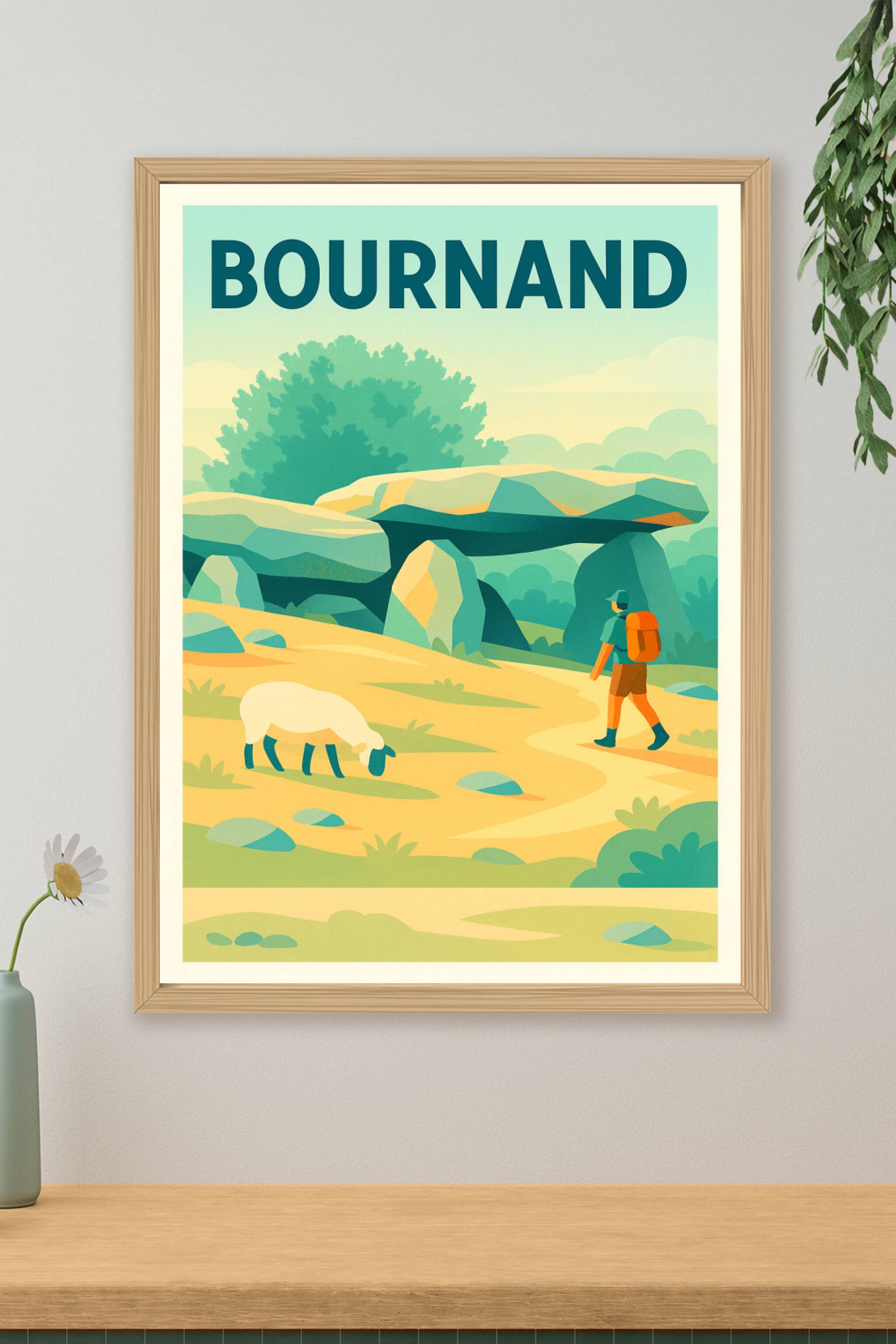 Affiche de Bournand - Escapade nature au pays des pierres mystérieuses