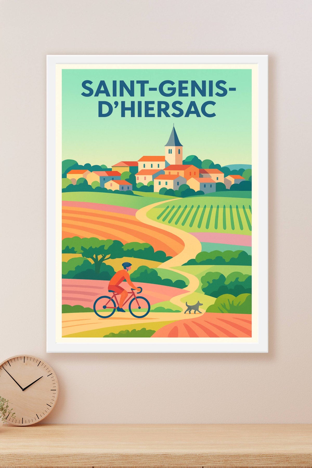 Affiche de Saint-Genis-d'Hiersac - Charme champêtre et balades à vélo