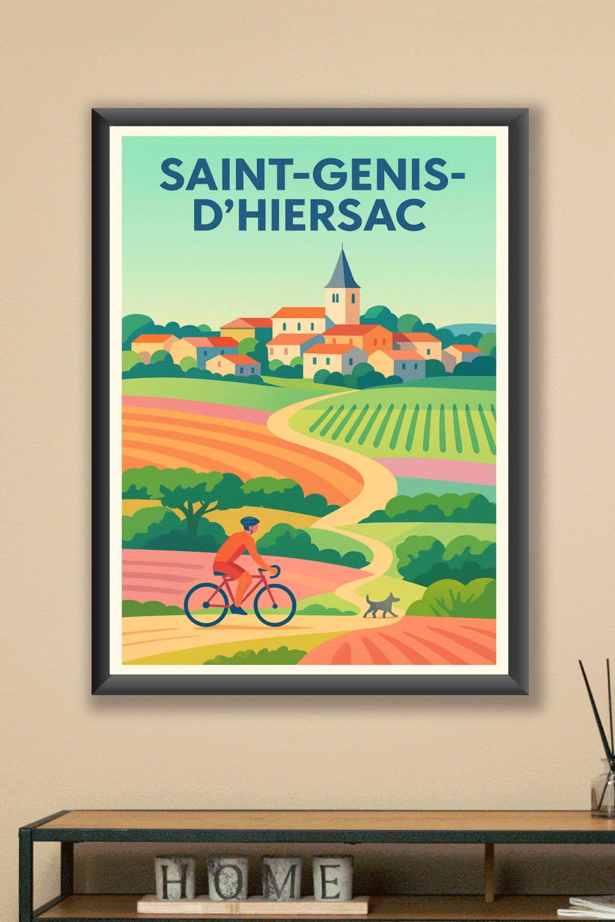 Affiche de Saint-Genis-d'Hiersac - Charme champêtre et balades à vélo