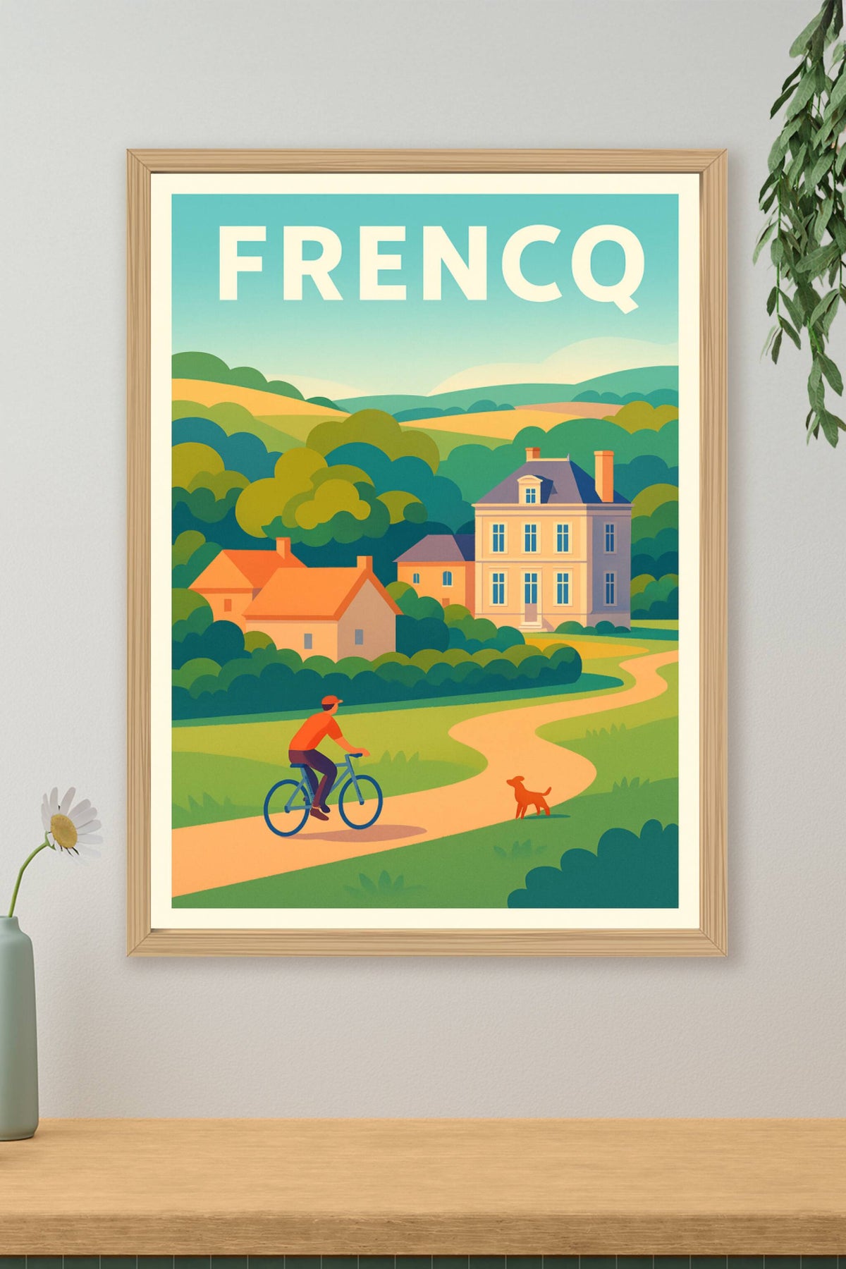 Affiche de Frencq - Évasion champêtre et sérénité en pleine nature