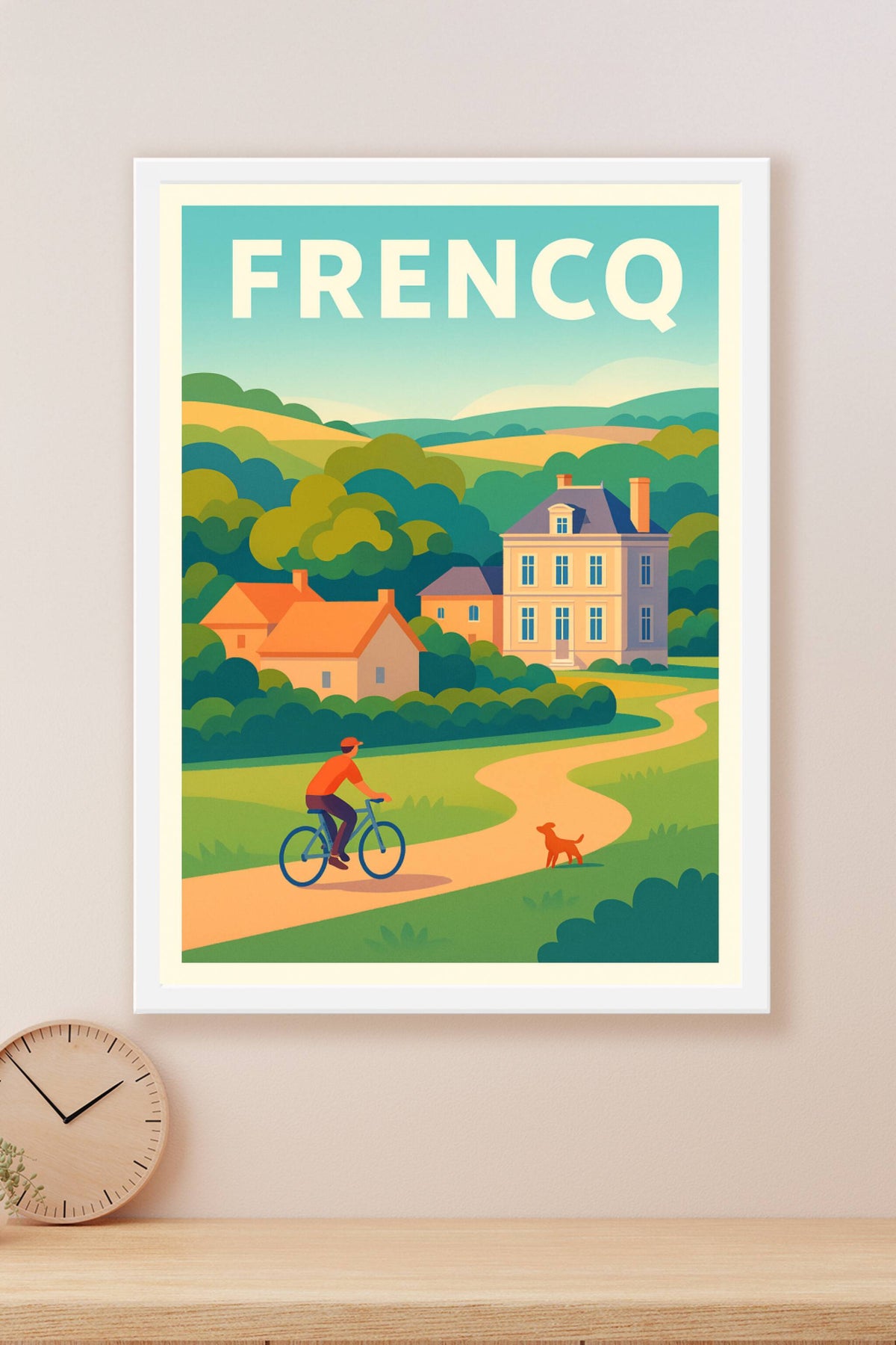 Affiche de Frencq - Évasion champêtre et sérénité en pleine nature