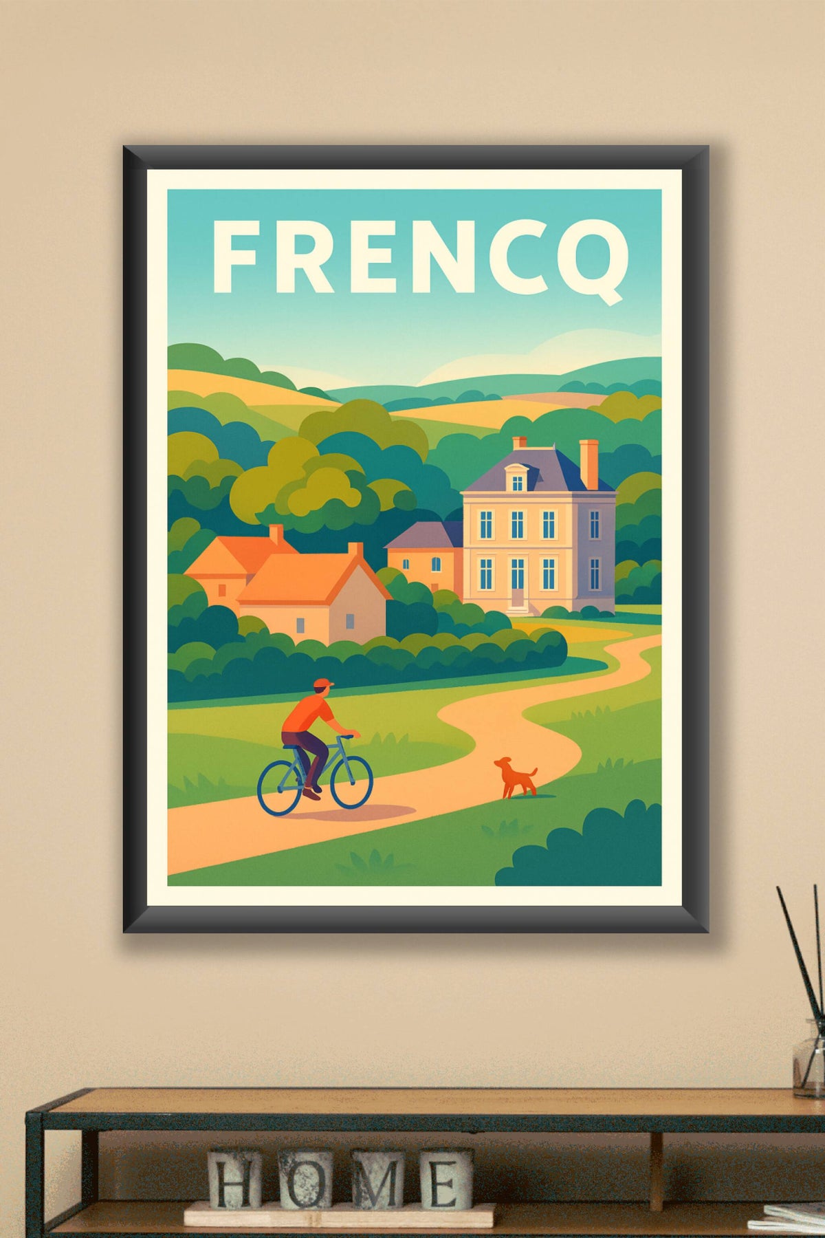Affiche de Frencq - Évasion champêtre et sérénité en pleine nature
