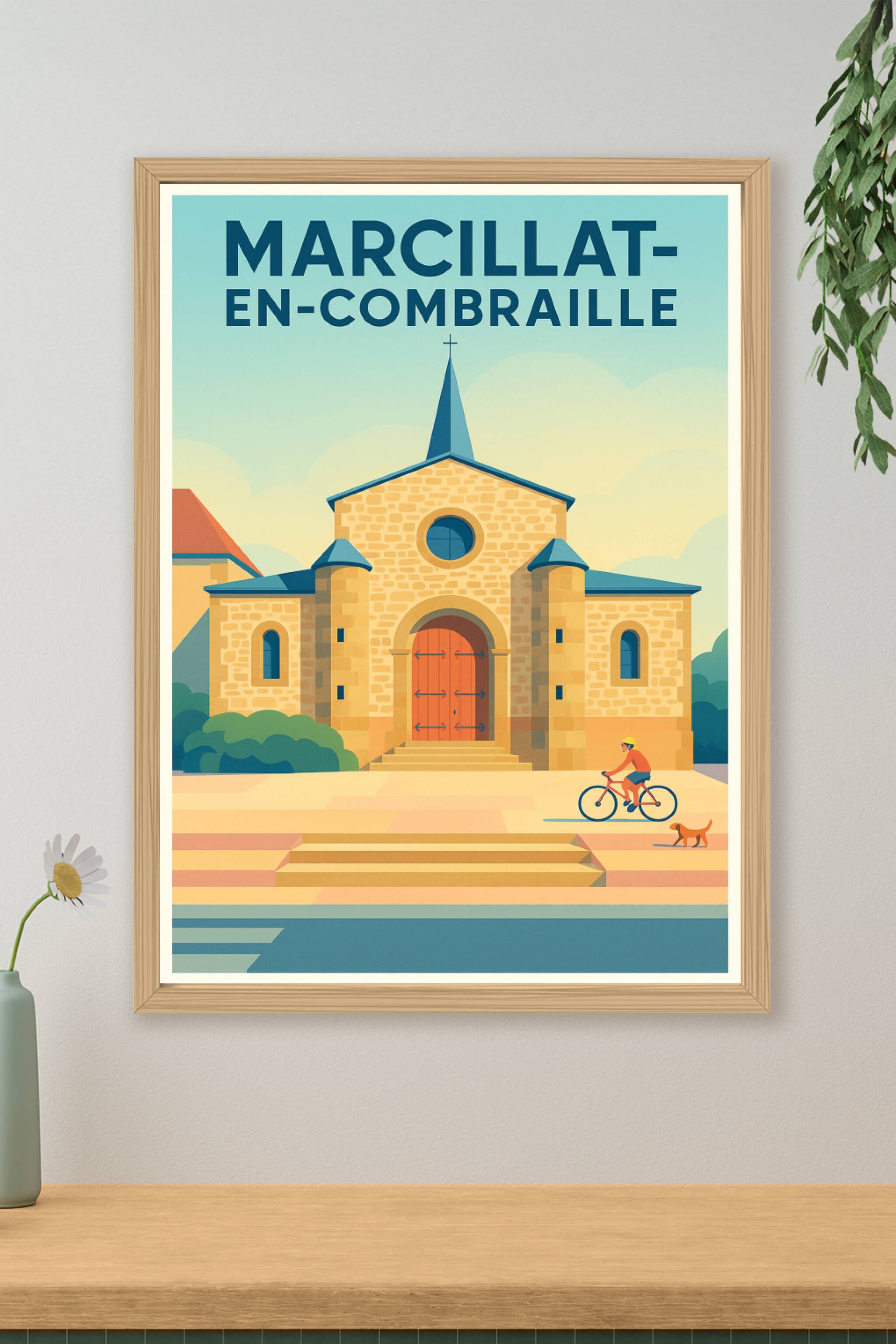 Affiche de Marcillat-en-Combraille - Charme et sérénité au cœur de la Combraille