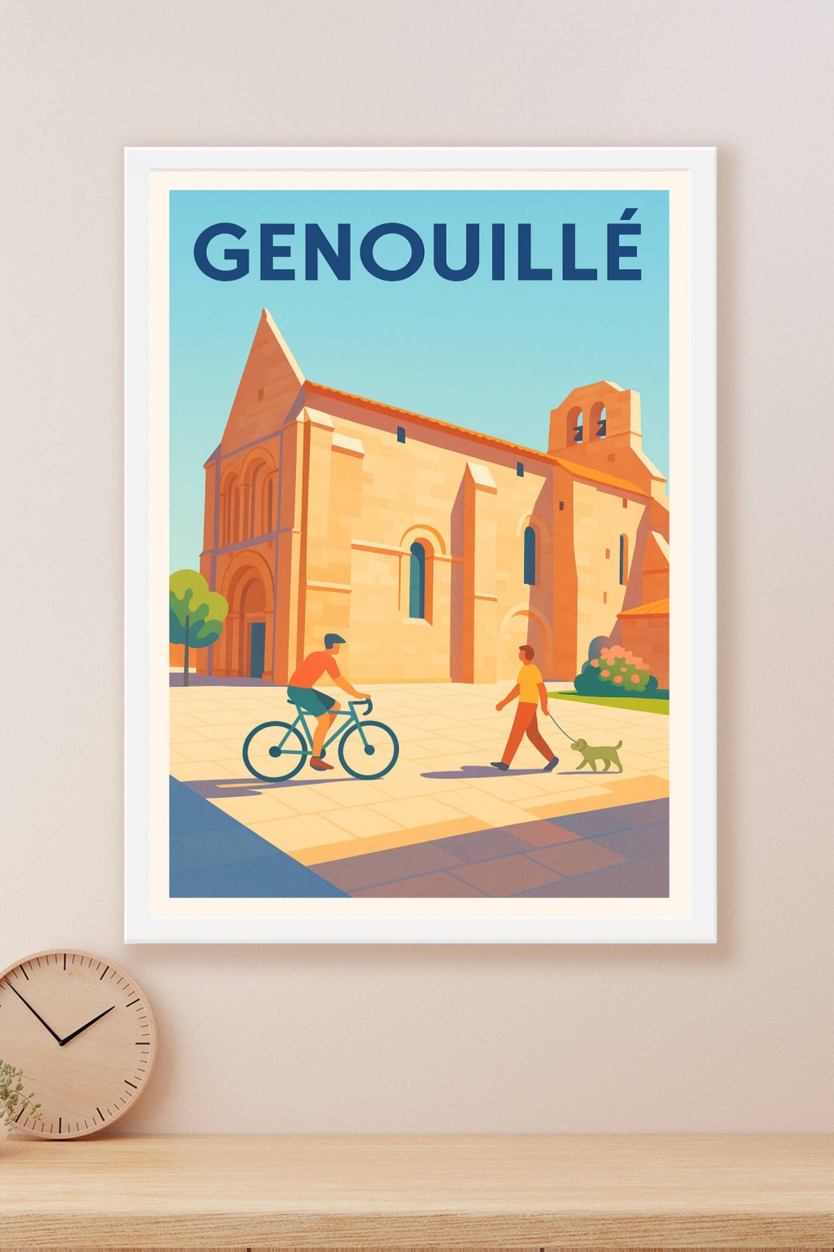 Affiche de Genouillé - Charme et douceur de vie en plein air
