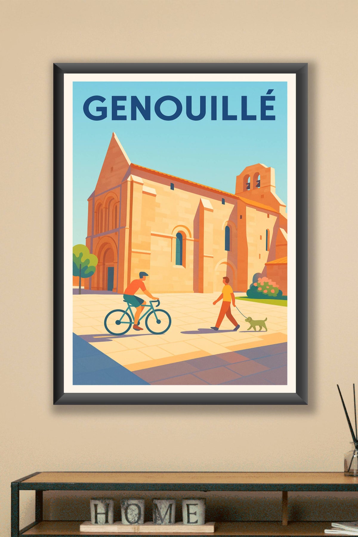 Affiche de Genouillé - Charme et douceur de vie en plein air