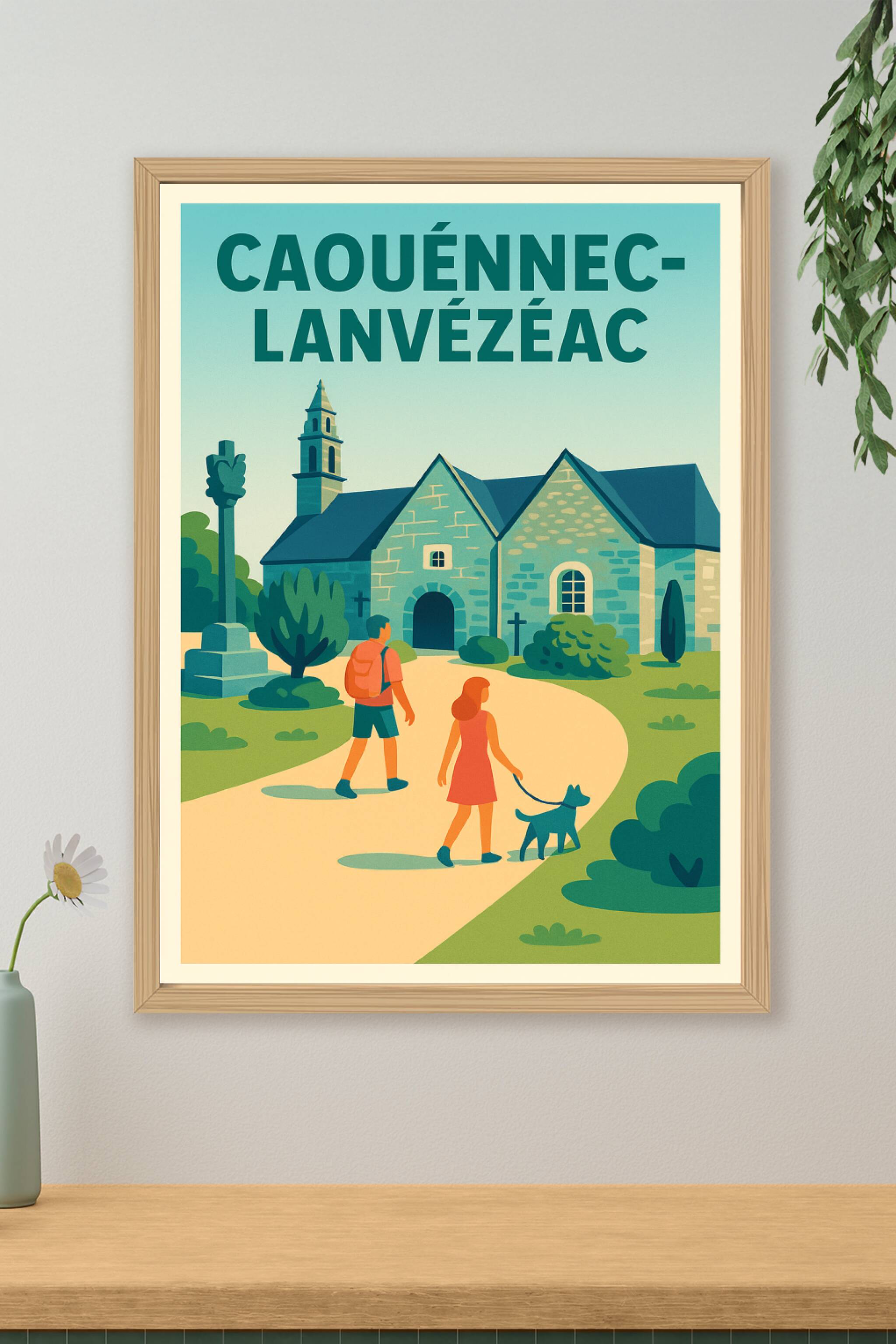Affiche de Caouënnec-Lanvézéac - Un charme breton authentique à portée de main