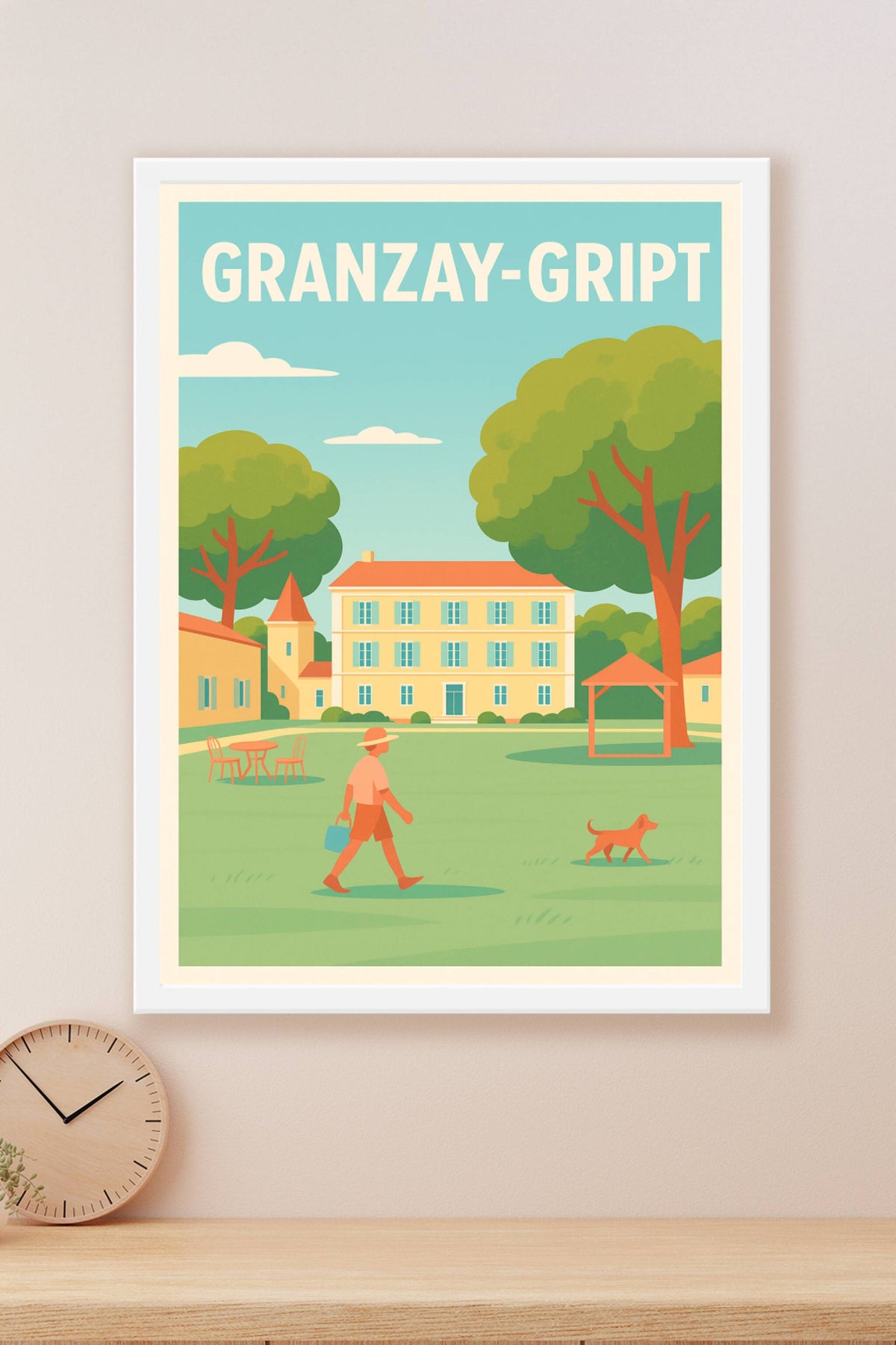 Affiche de Granzay-Gript - Élégance champêtre et douceur de vivre