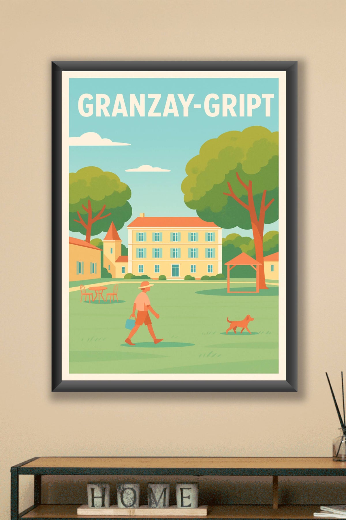 Affiche de Granzay-Gript - Élégance champêtre et douceur de vivre