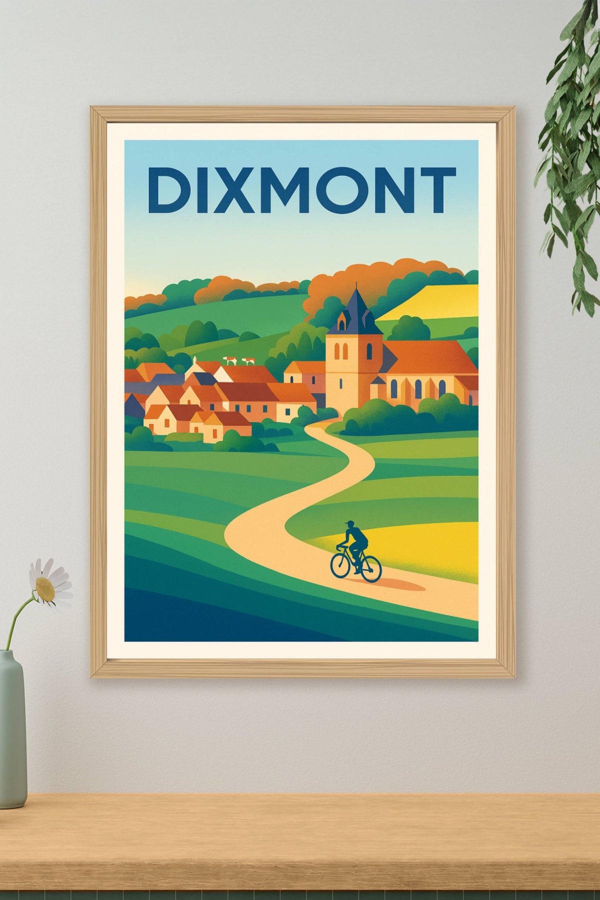 Affiche de Dixmont - Escapade champêtre à vélo