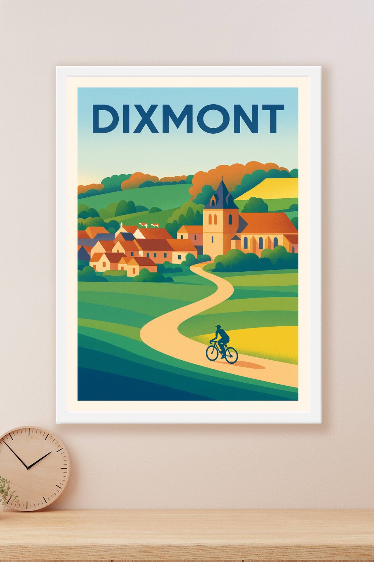 Affiche de Dixmont - Escapade champêtre à vélo