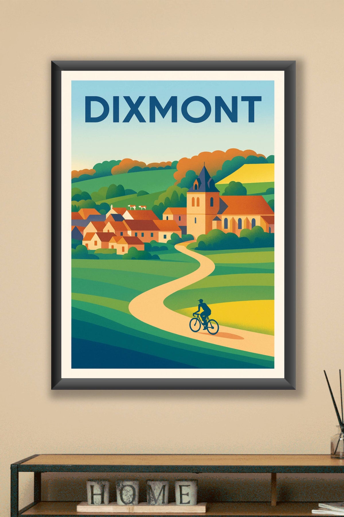 Affiche de Dixmont - Escapade champêtre à vélo