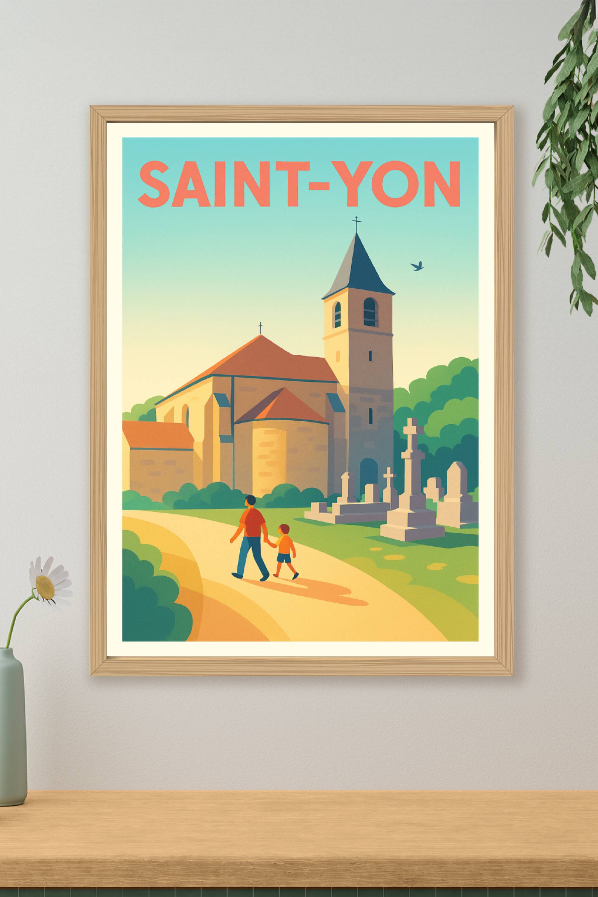 Affiche de Saint-Yon - Tranquillité et charme bucolique