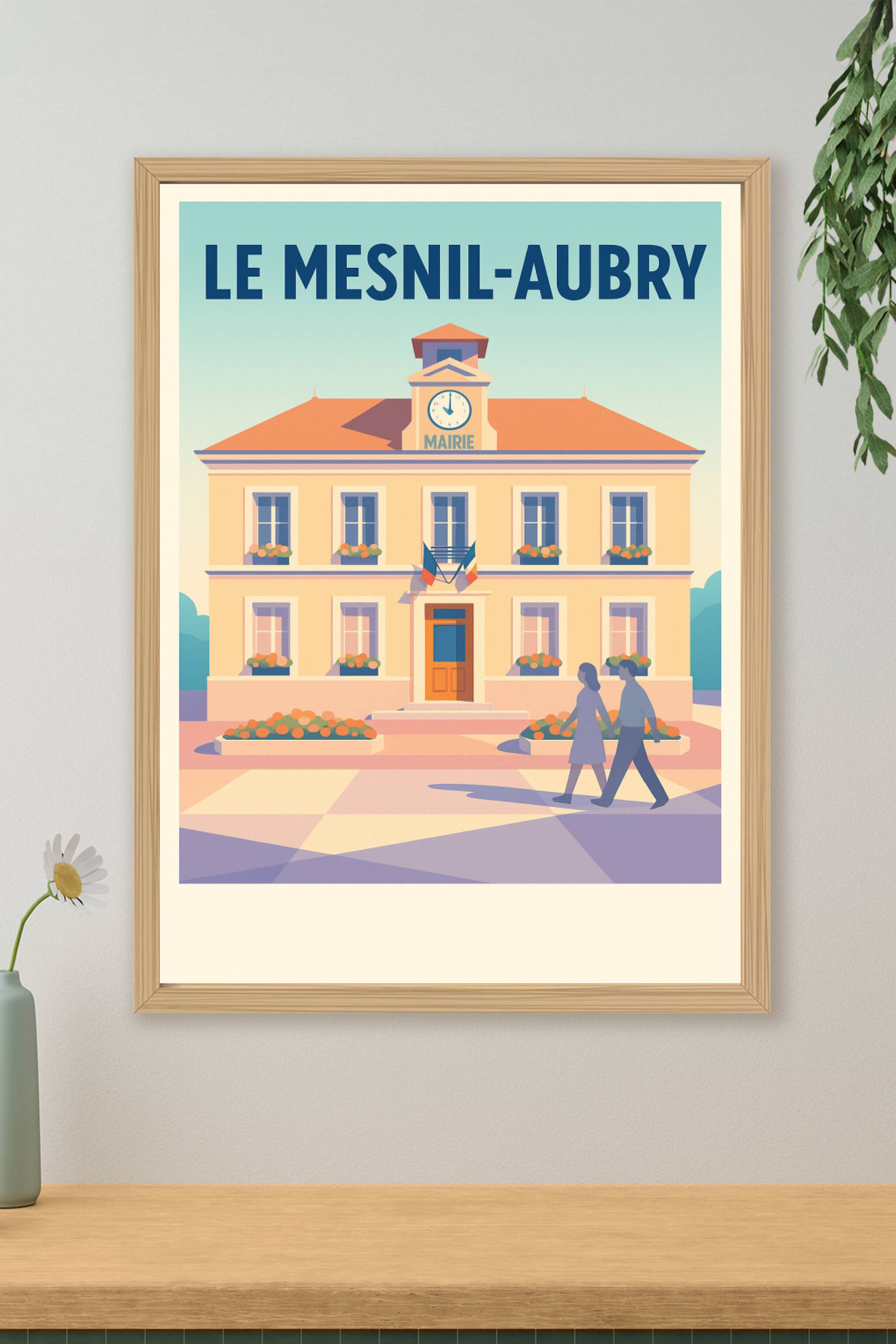 Affiche de Le Mesnil-Aubry - Charme et sérénité au cœur du village