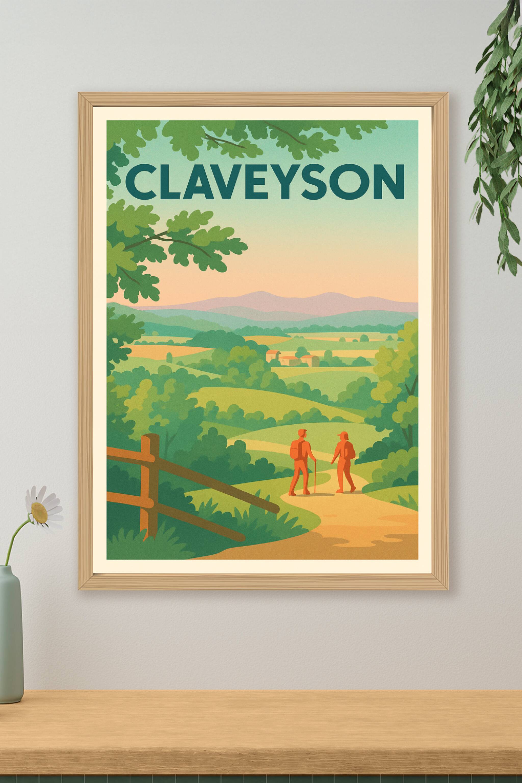 Affiche de Claveyson - Évasion champêtre au cœur de la nature