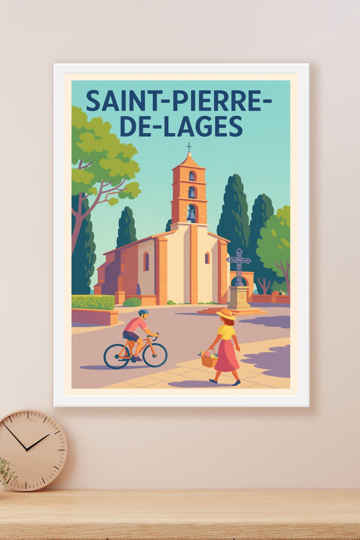 Affiche de Saint-Pierre-de-Lages - Charme et sérénité au cœur du village