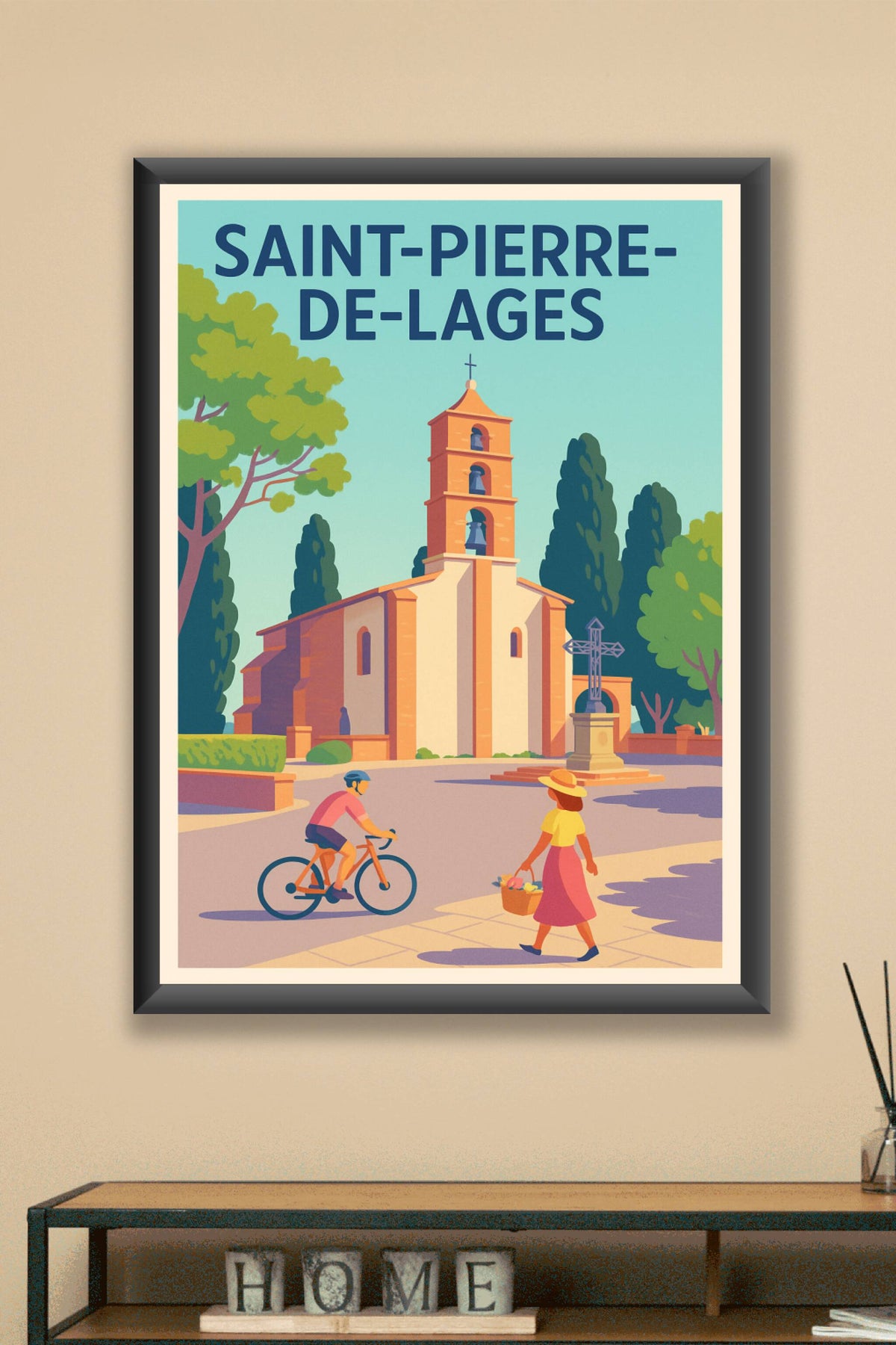 Affiche de Saint-Pierre-de-Lages - Charme et sérénité au cœur du village