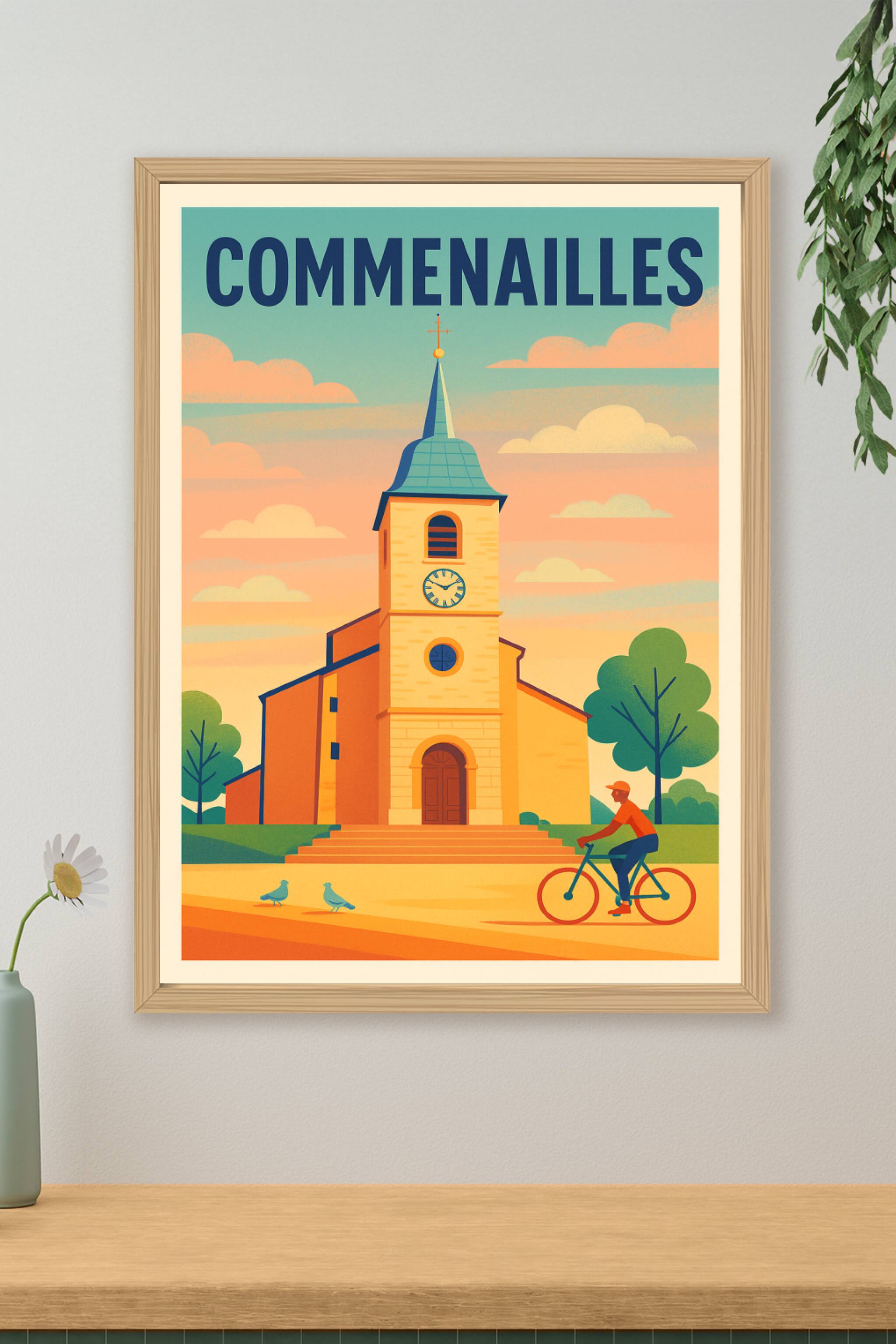 Affiche de Commenailles - Charme et sérénité au cœur du village