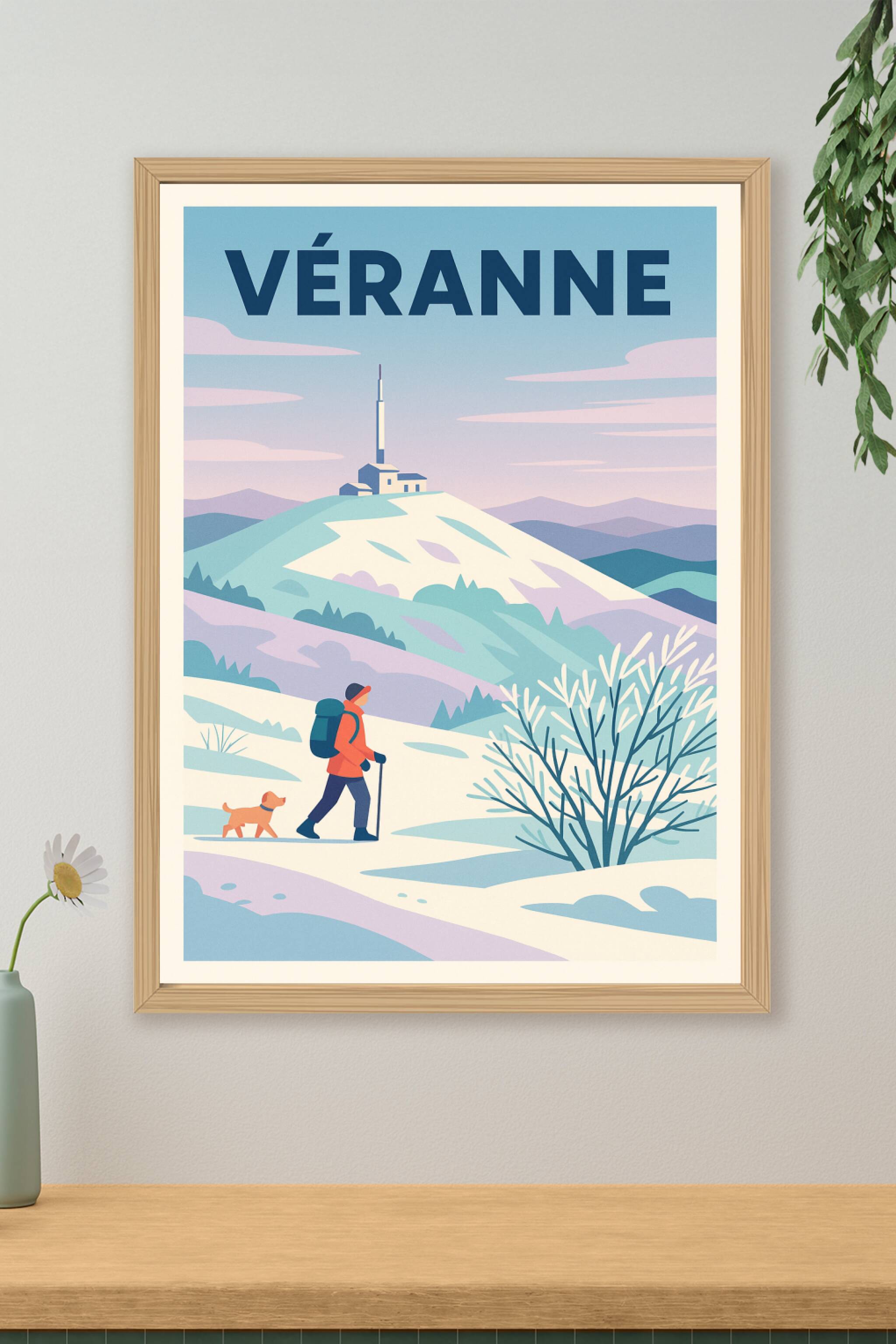 Affiche de Véranne - Escapade hivernale au sommet