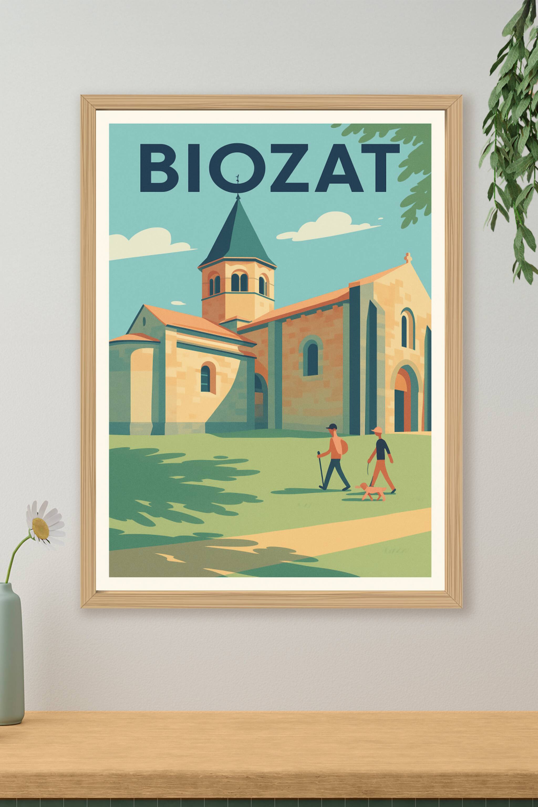 Affiche de Biozat - Promenade paisible au cœur de la campagne