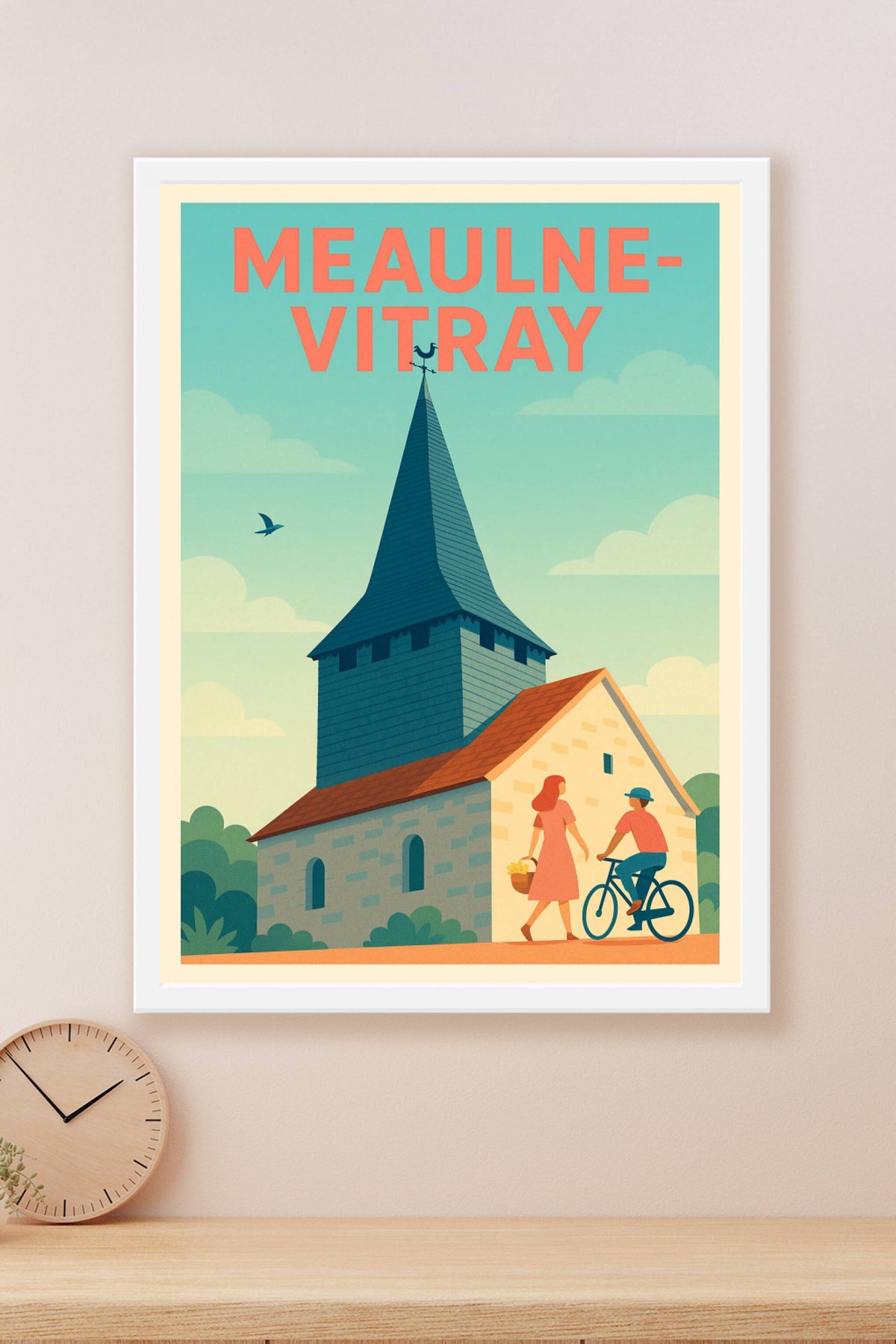 Affiche de Meaulne-Vitray - Le charme paisible de la campagne bourbonnaise