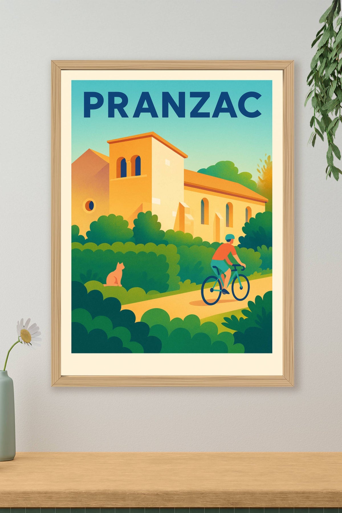 Affiche de Pranzac - Charme bucolique et balade à vélo