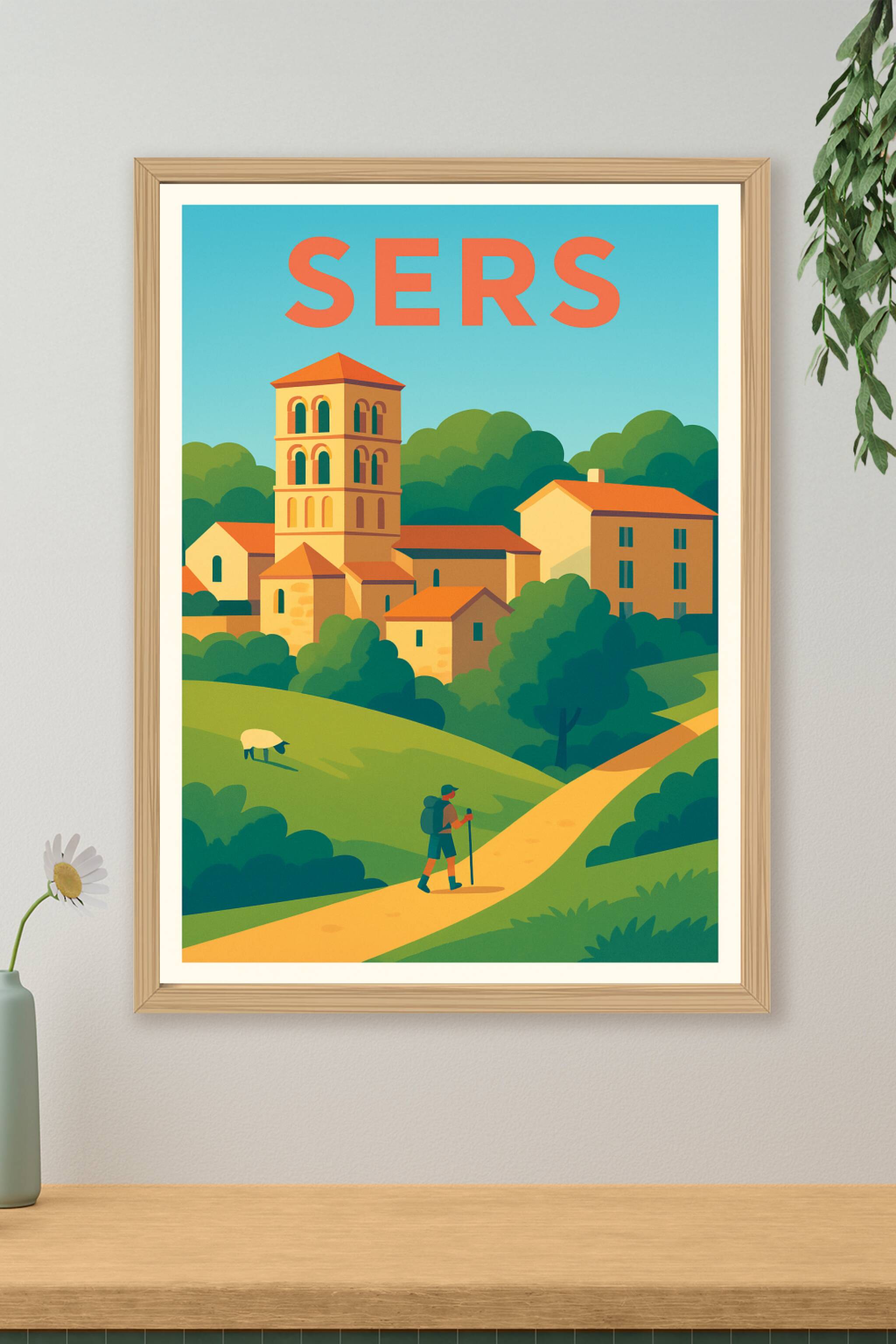 Affiche de Sers - La douceur d’un village authentique