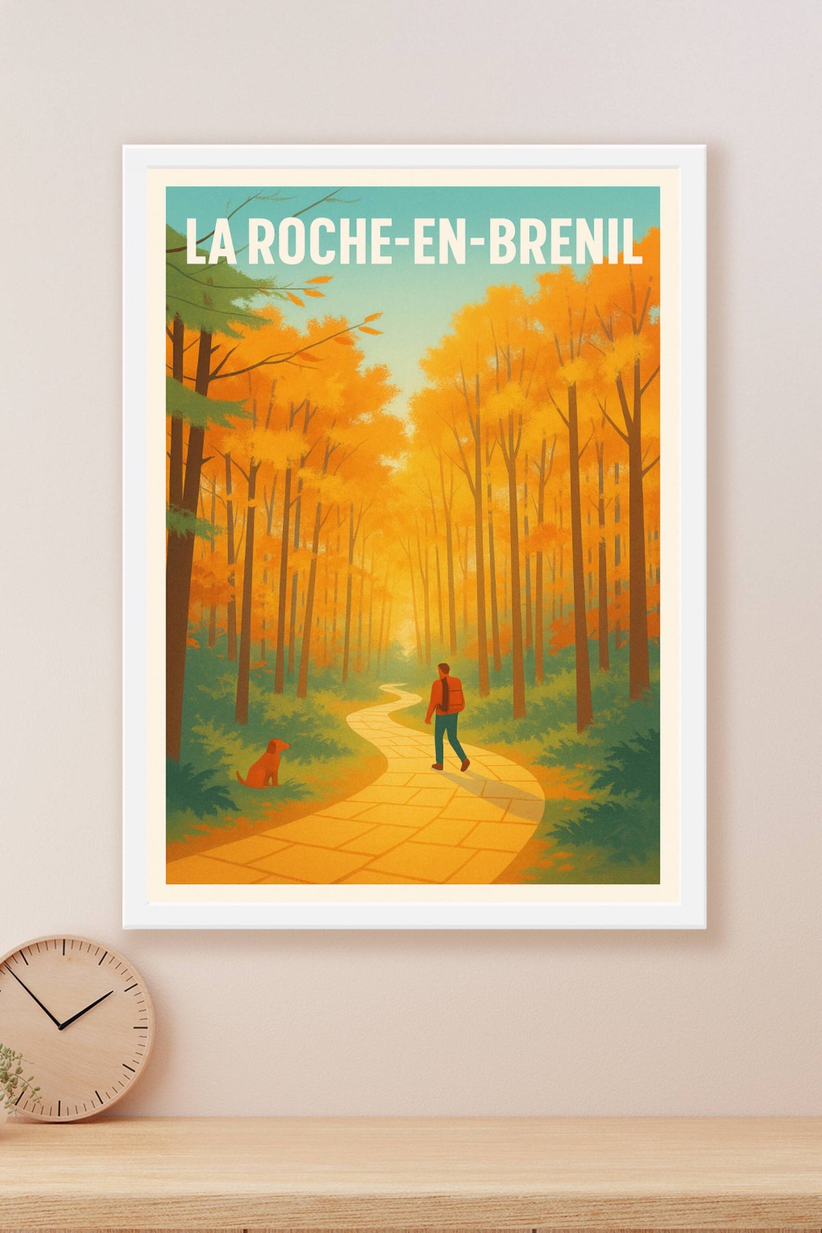 Affiche de La Roche-en-Brenil - Promenade automnale en forêt