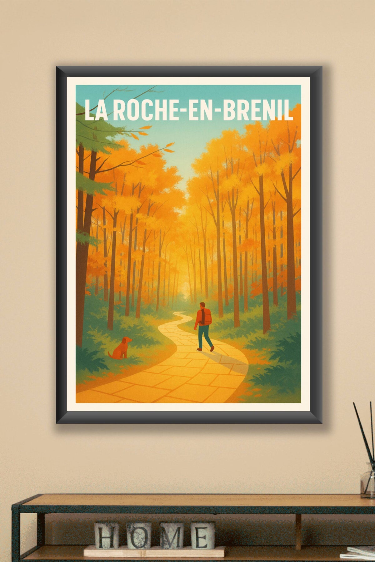 Affiche de La Roche-en-Brenil - Promenade automnale en forêt