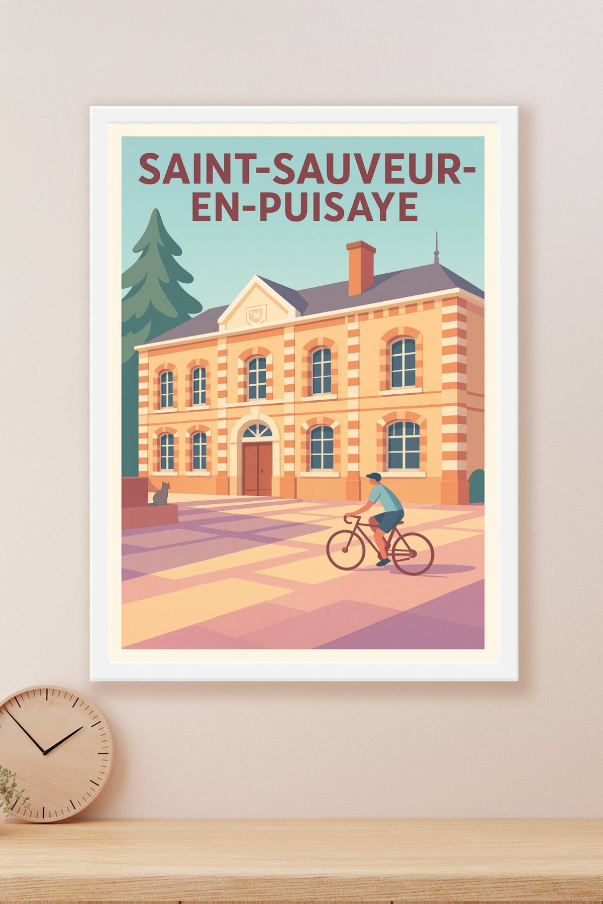 Affiche de Saint-Sauveur-en-Puisaye - Charme et Sérénité à la Française
