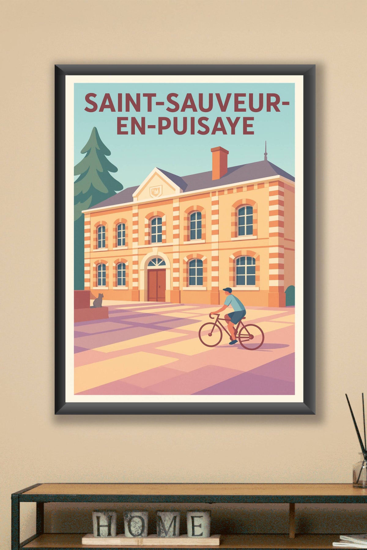 Affiche de Saint-Sauveur-en-Puisaye - Charme et Sérénité à la Française