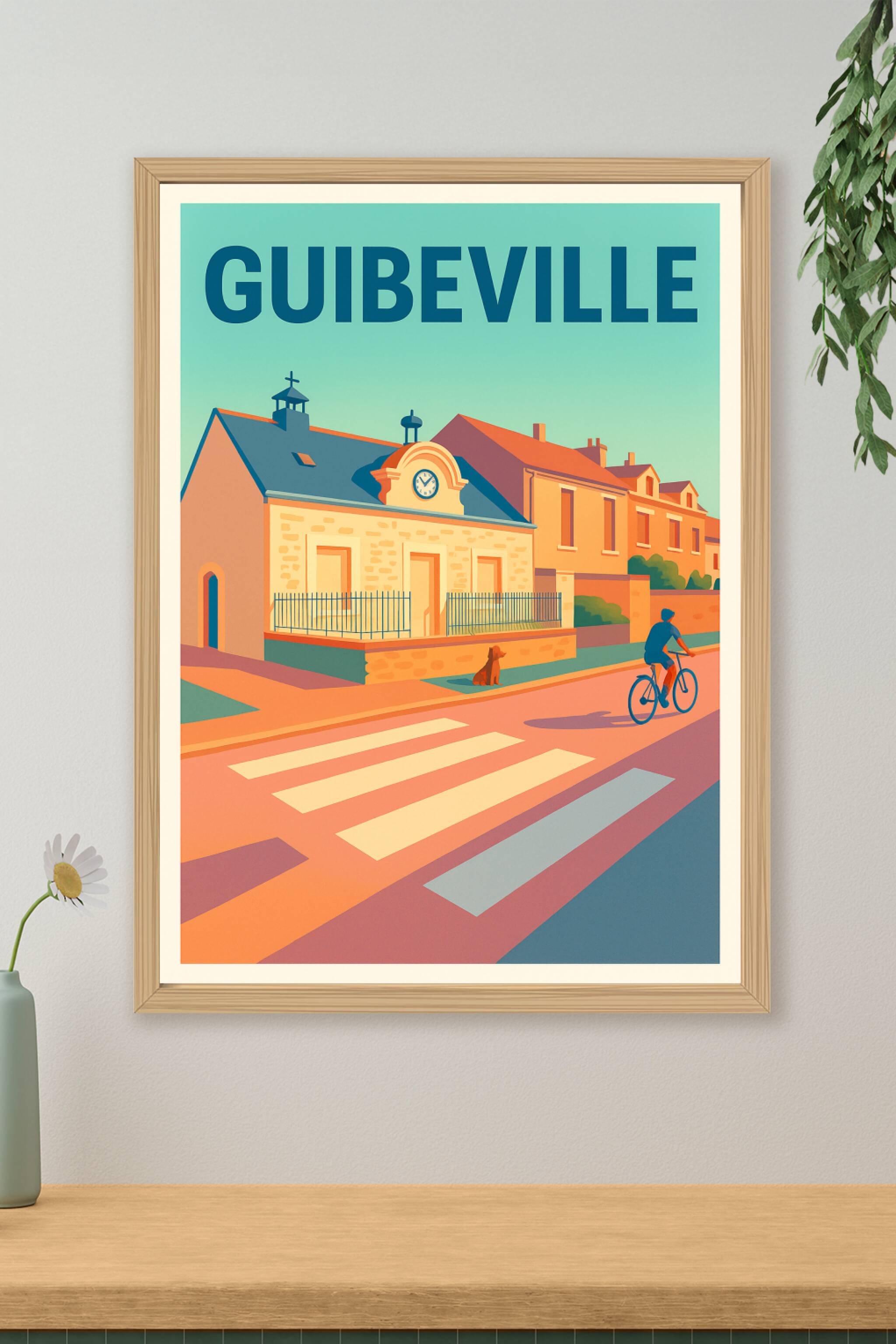 Affiche de Guibeville - Charme paisible et douceur de vivre