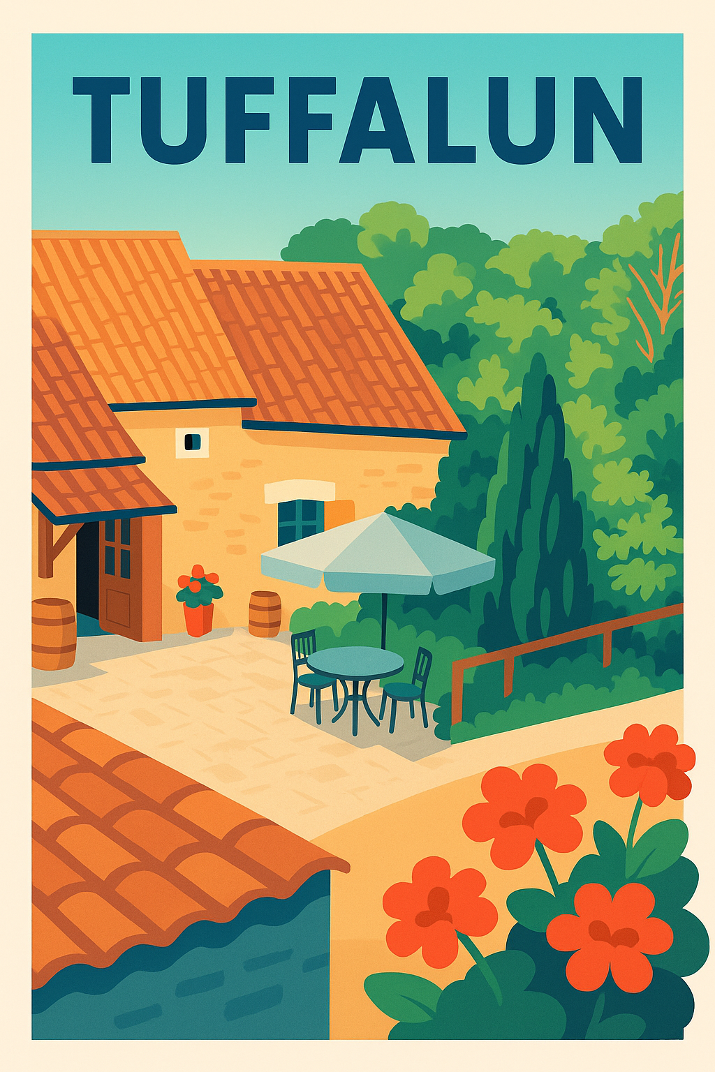 Affiche de Tuffalun - Charme paisible et nature en terrasse
