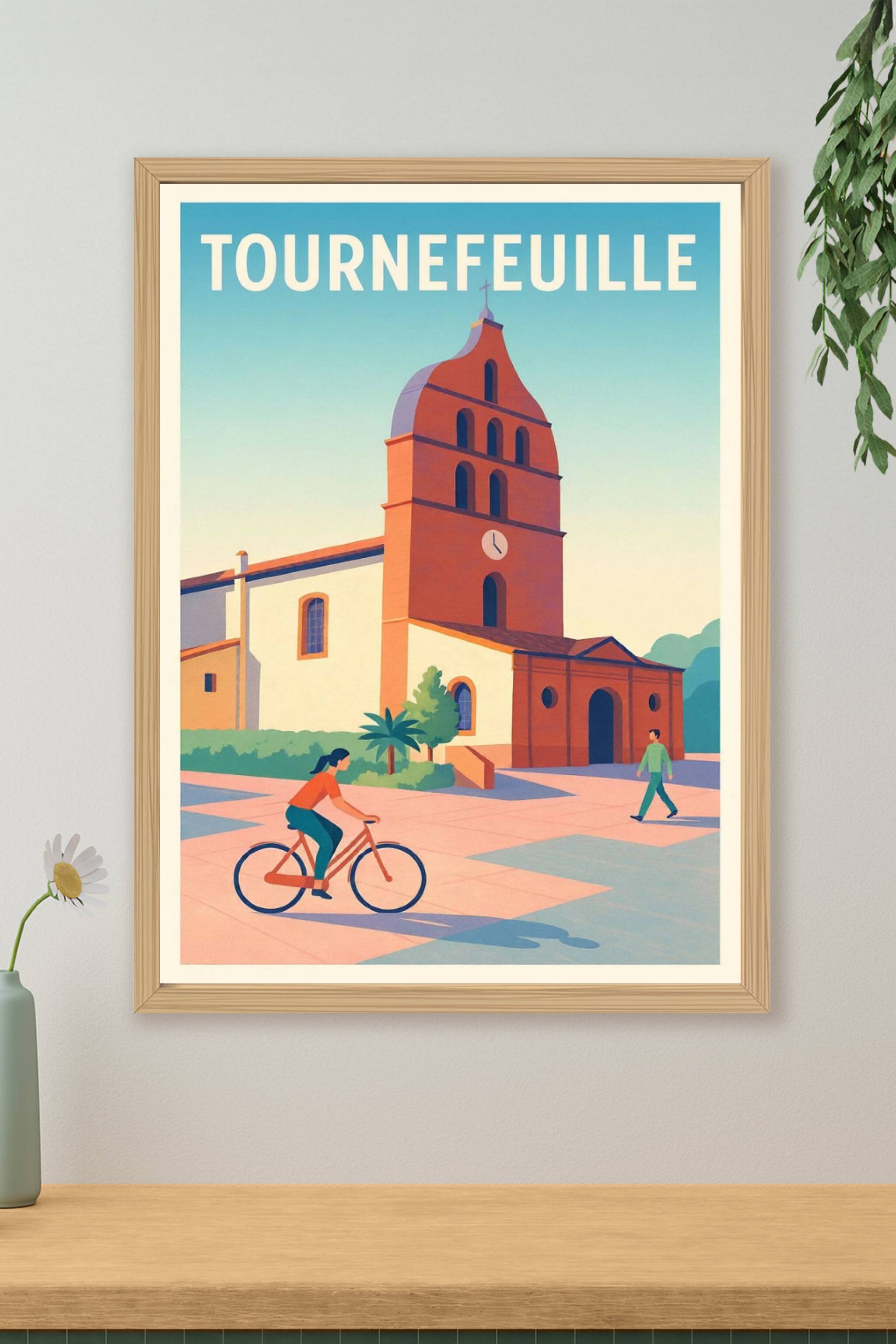 Affiche de Tournefeuille - Charme architectural et douceur de vivre
