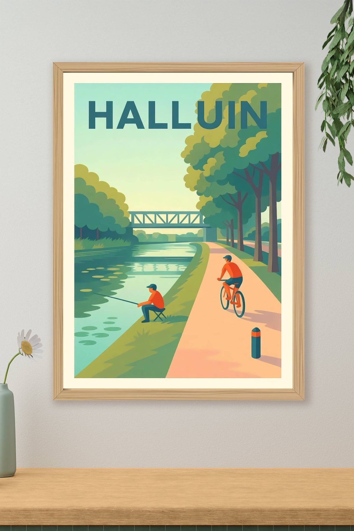 Affiche de Halluin - Balade et détente au bord de l'eau