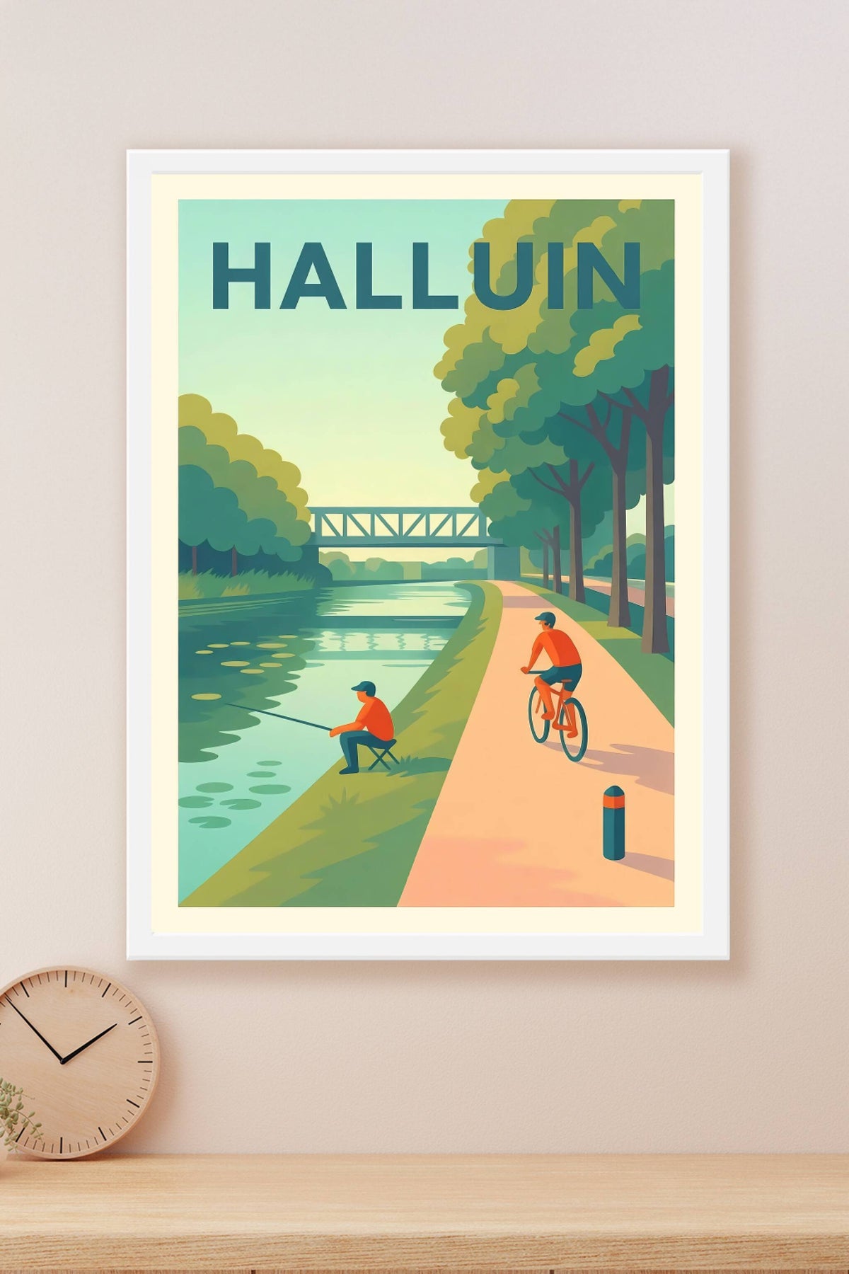 Affiche de Halluin - Balade et détente au bord de l'eau